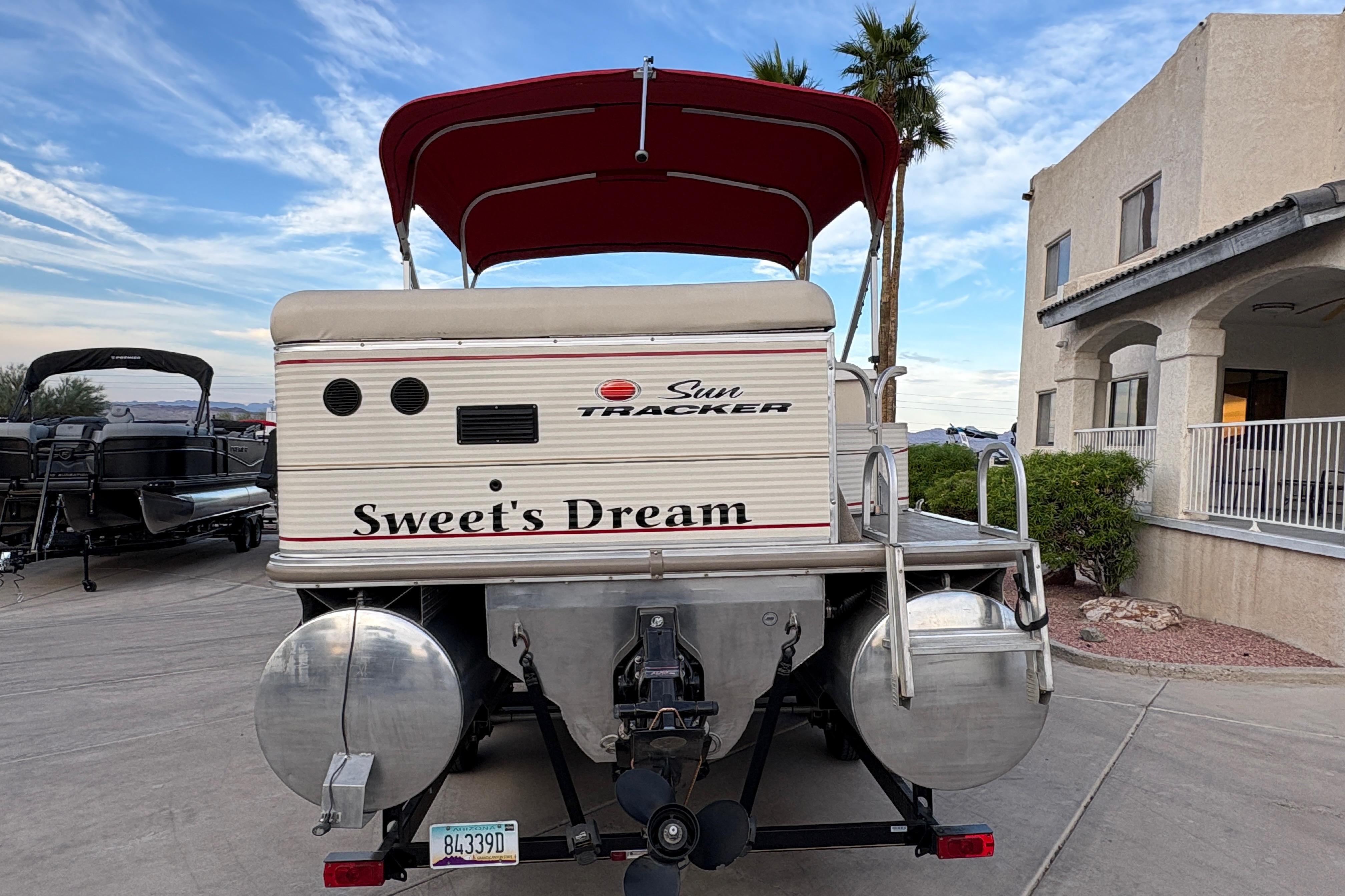 2008 Sun Tracker Party Barge 25 I/O Regency Edition #TRW1578 inventory image at Sun Country Marine Group, Lake Havasu City, AZ