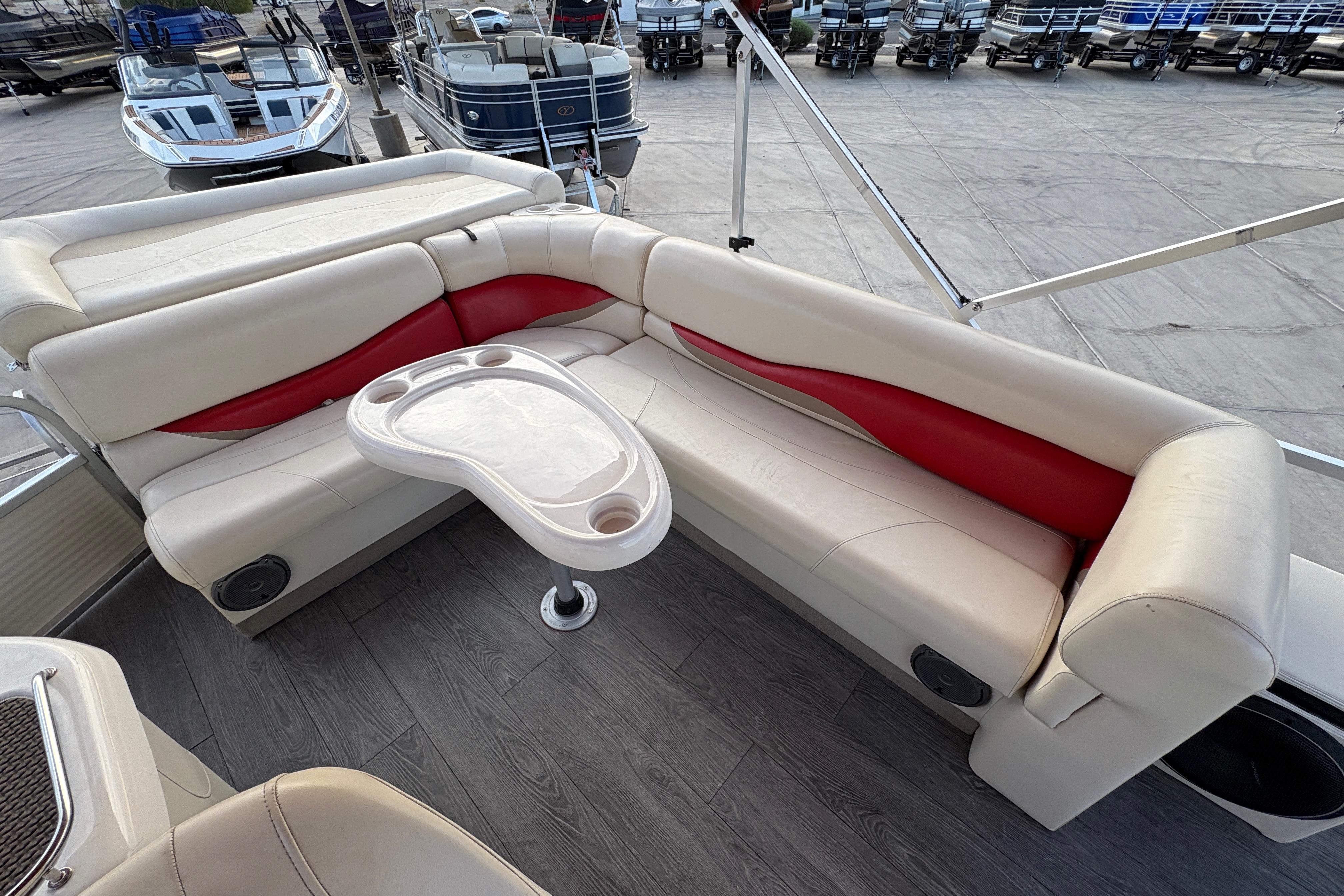 2008 Sun Tracker Party Barge 25 I/O Regency Edition #TRW1578 inventory image at Sun Country Marine Group, Lake Havasu City, AZ