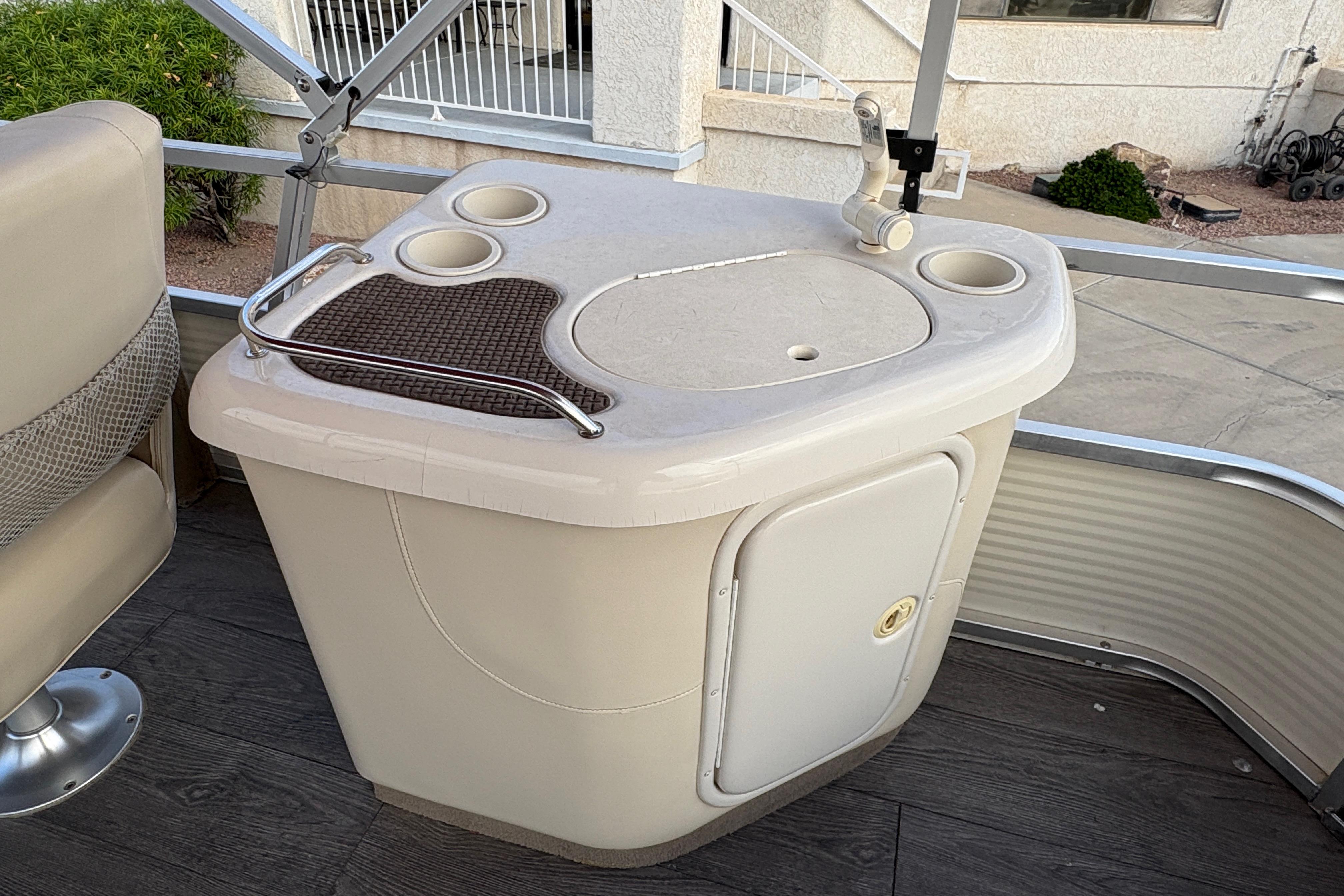 2008 Sun Tracker Party Barge 25 I/O Regency Edition #TRW1578 inventory image at Sun Country Marine Group, Lake Havasu City, AZ