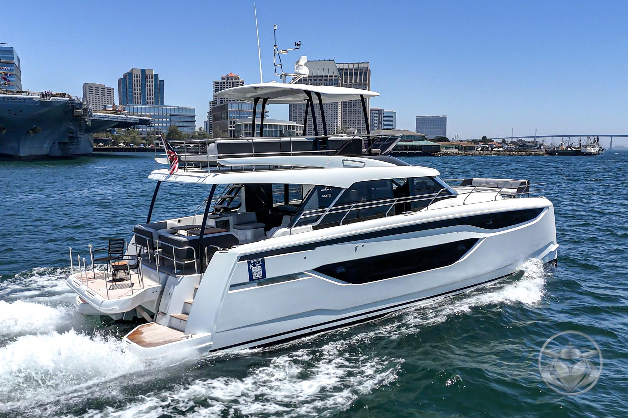 2025 Prestige M48 #PR034H inventory image at Sun Country Yachts, San Diego Marriott Marquis 2025 Prestige M48 #PR034H inventory image at Sun Country Yachts, San Diego Marriott Marquis