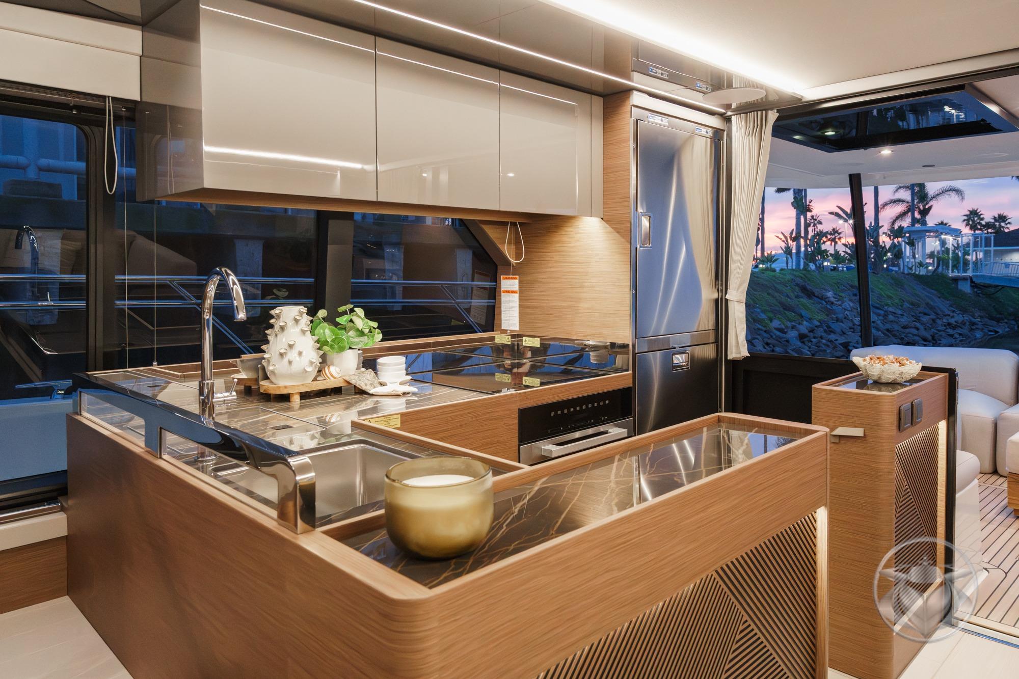 2026 Prestige M48 #PR056G inventory image at Sun Country Yachts, San Diego Marriott Marquis