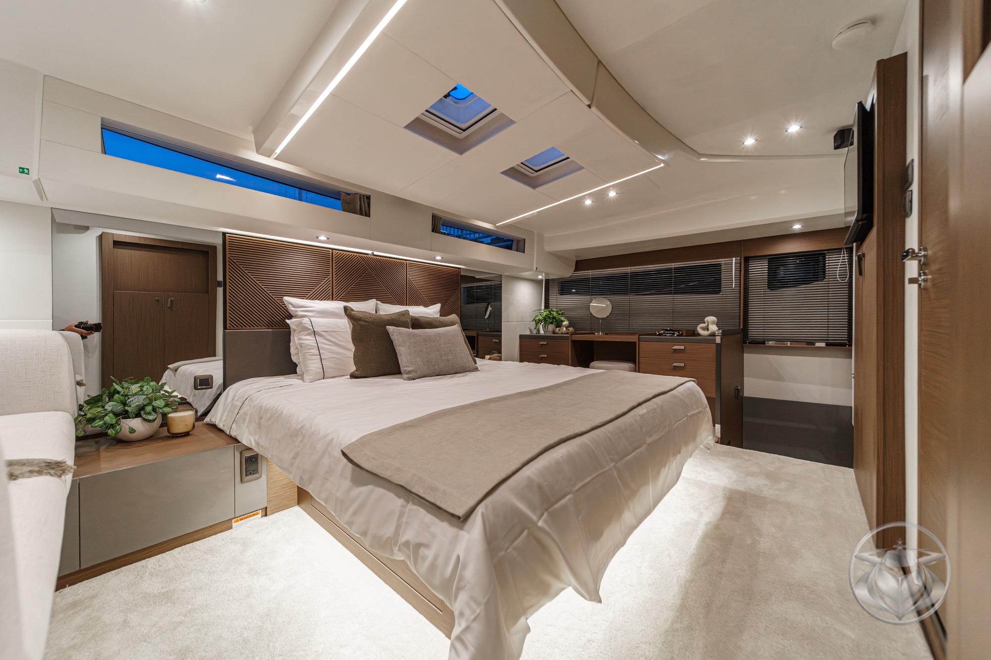 2026 Prestige M48 #PR056G inventory image at Sun Country Yachts, San Diego Marriott Marquis