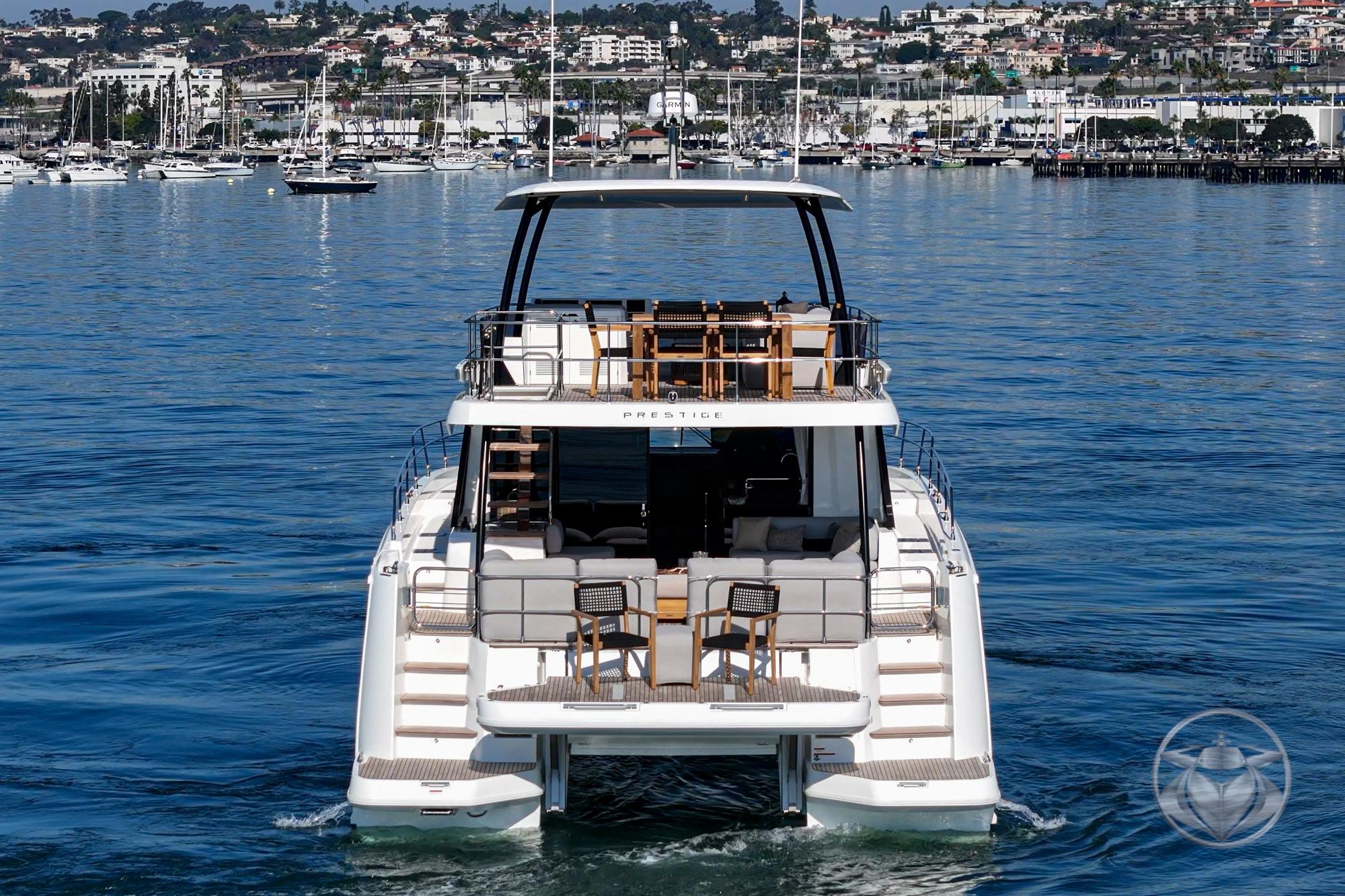 2026 Prestige M48 #PR056G inventory image at Sun Country Yachts, San Diego Marriott Marquis