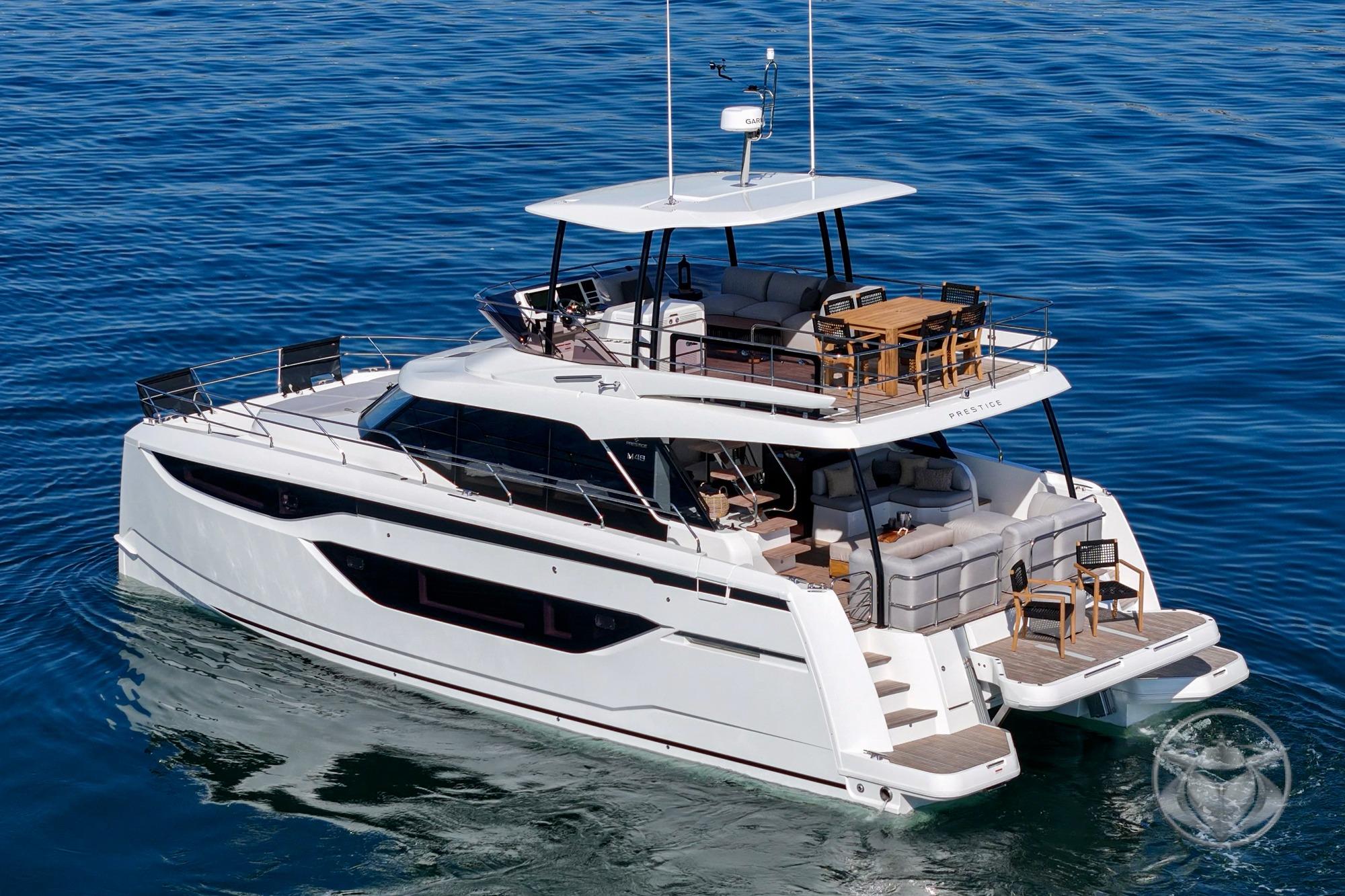 2026 Prestige M48 #PR056G inventory image at Sun Country Yachts, San Diego Marriott Marquis