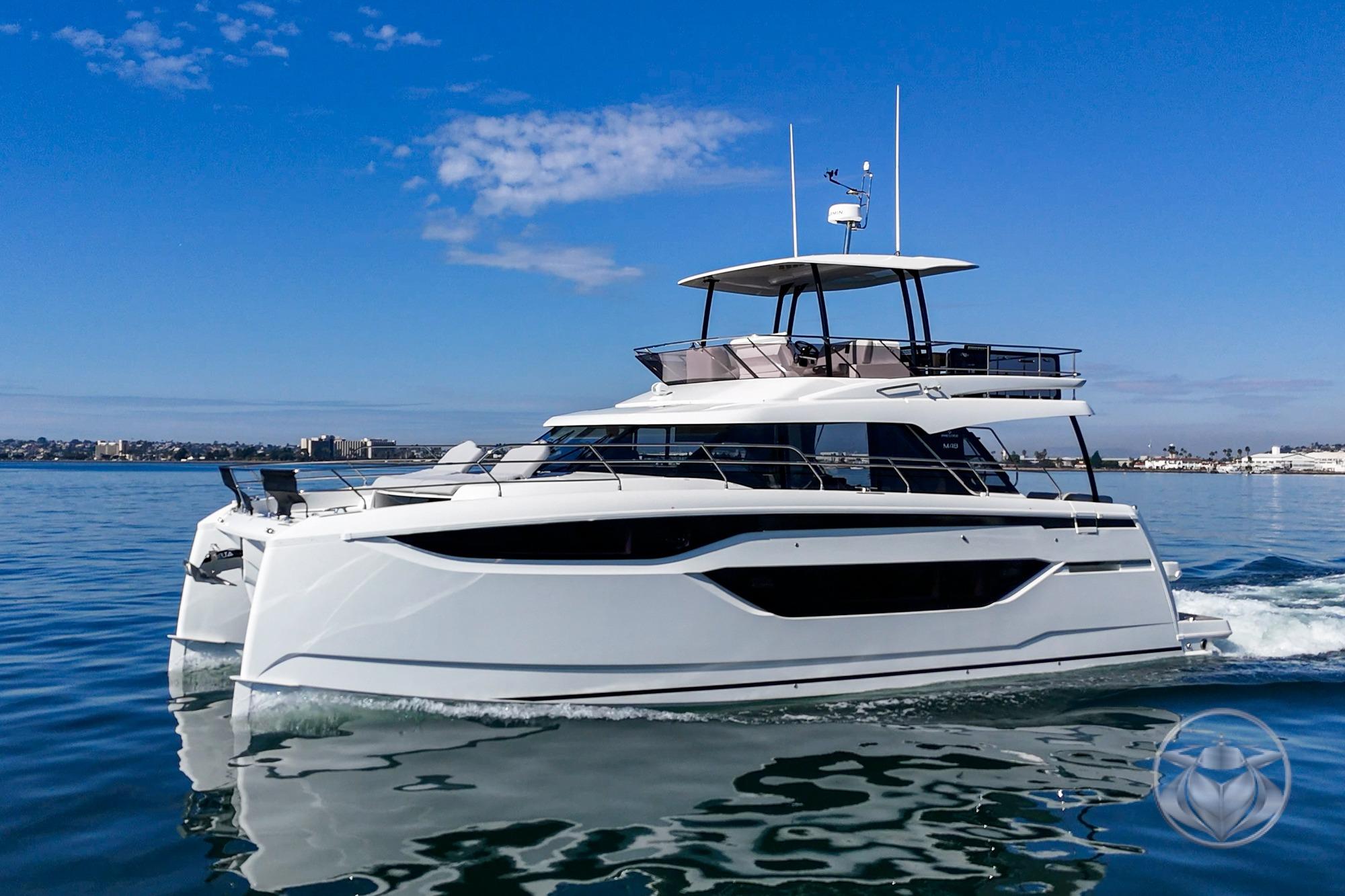 2026 Prestige M48 #PR056G inventory image at Sun Country Yachts, San Diego Marriott Marquis