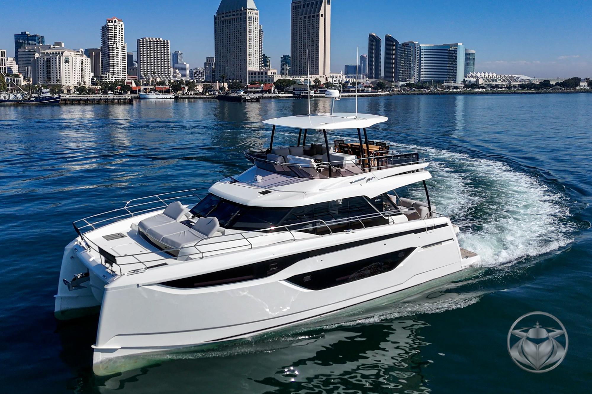 2026 Prestige M48 #PR056G inventory image at Sun Country Yachts, San Diego Marriott Marquis