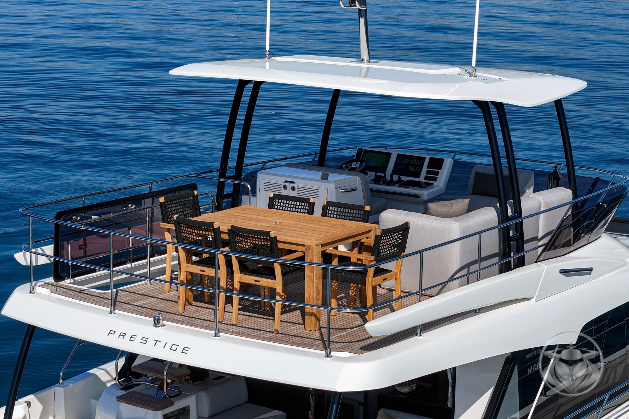 2026 Prestige M48 #PR056G inventory image at Sun Country Yachts, San Diego Marriott Marquis