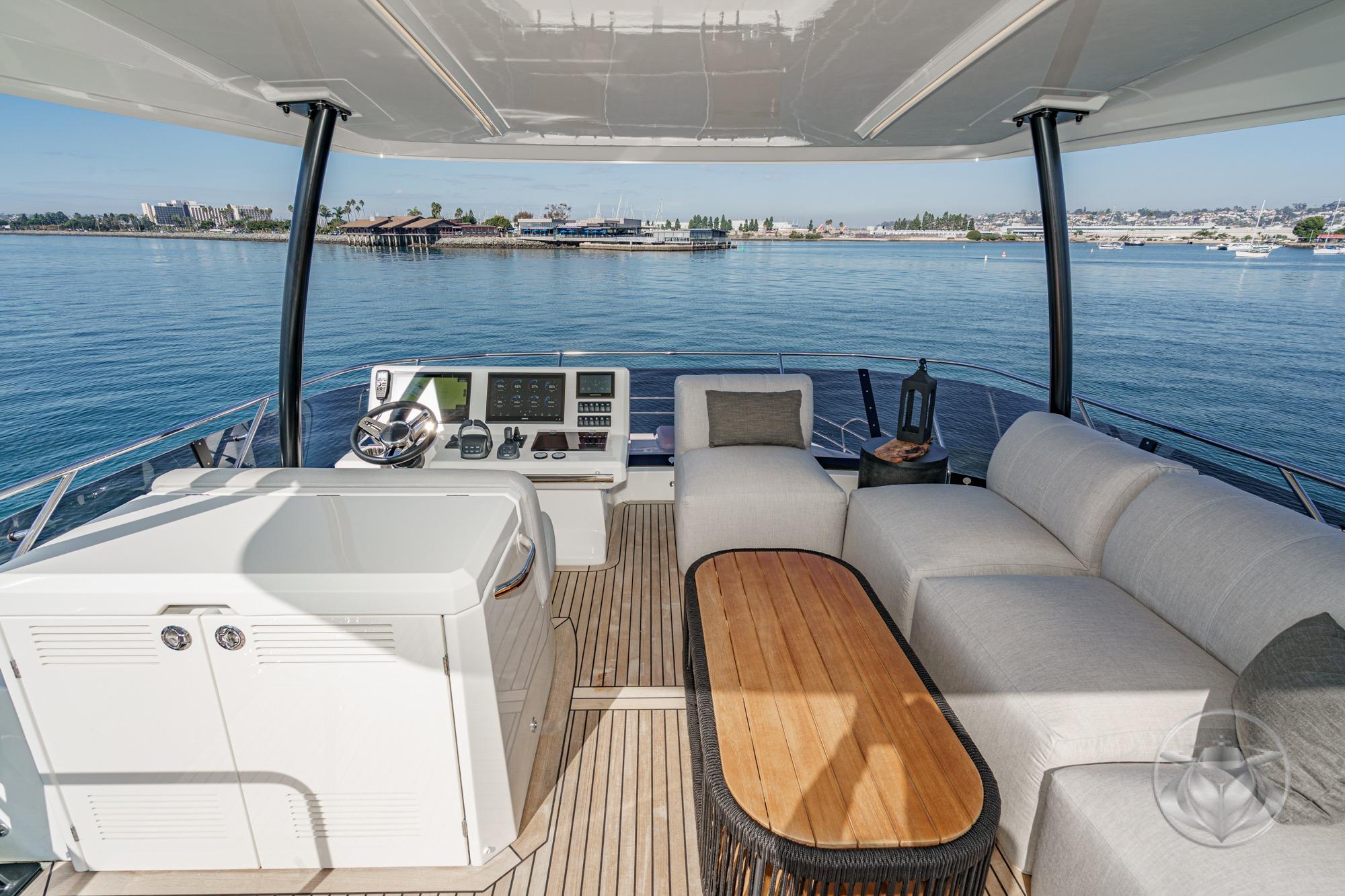 2026 Prestige M48 #PR056G inventory image at Sun Country Yachts, San Diego Marriott Marquis