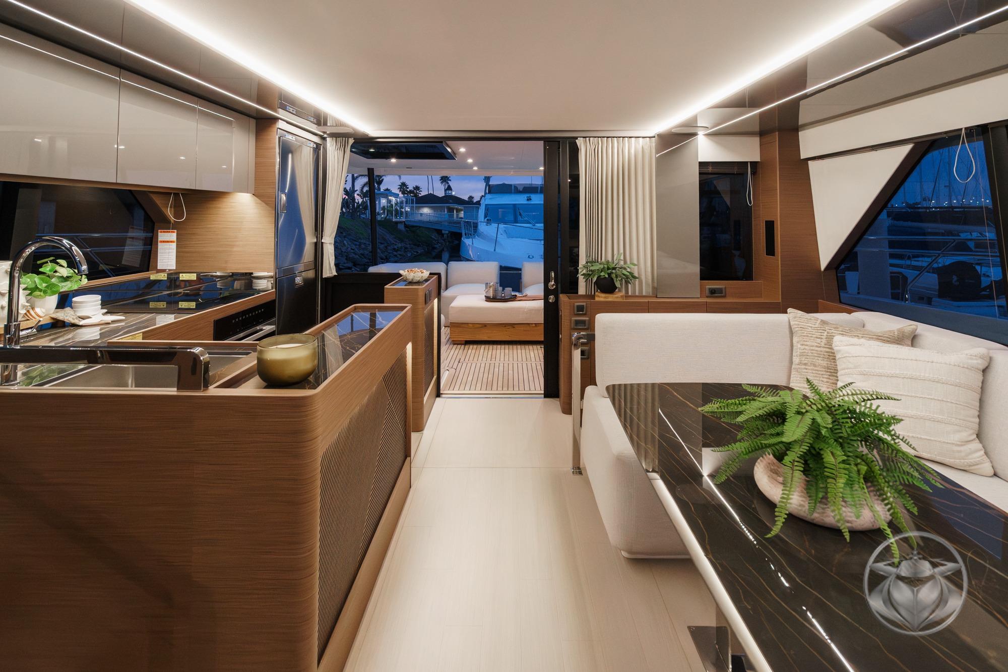 2026 Prestige M48 #PR056G inventory image at Sun Country Yachts, San Diego Marriott Marquis