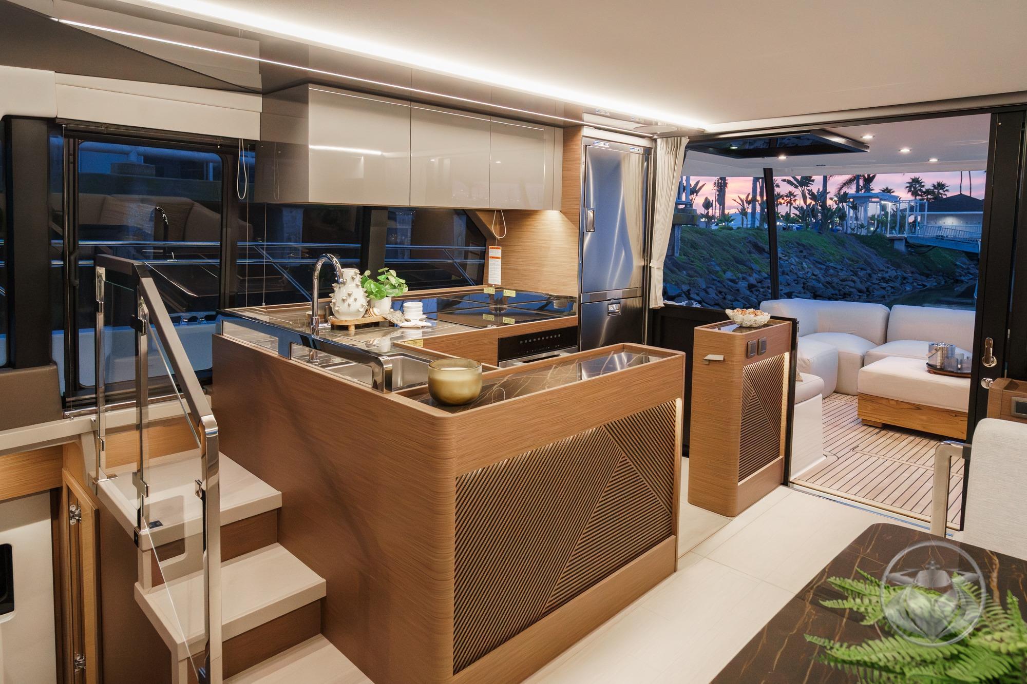 2026 Prestige M48 #PR056G inventory image at Sun Country Yachts, San Diego Marriott Marquis