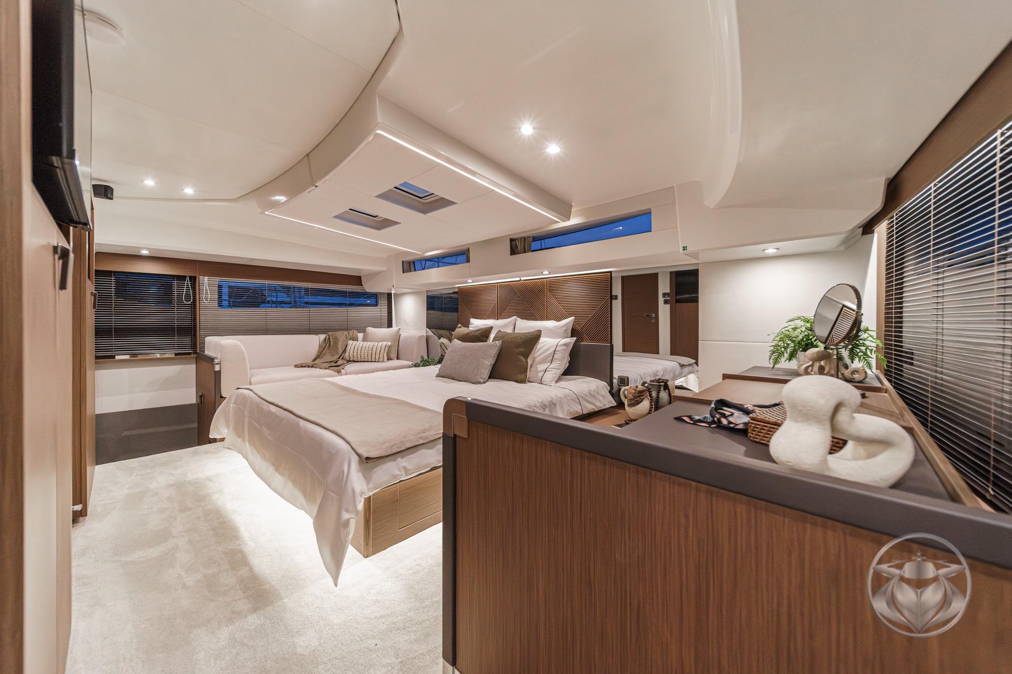 2026 Prestige M48 #PR056G inventory image at Sun Country Yachts, San Diego Marriott Marquis