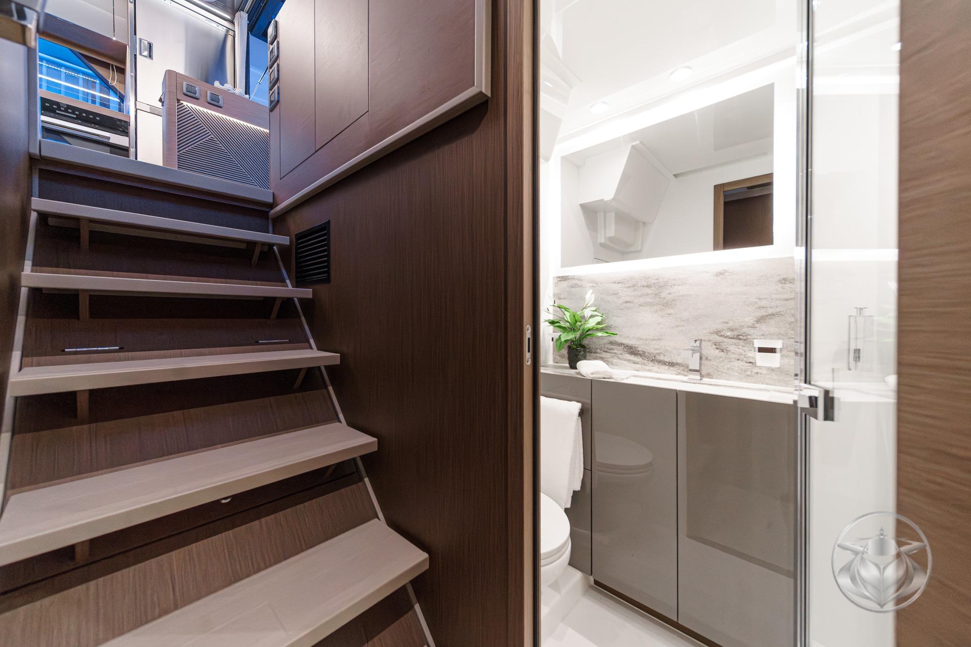 2026 Prestige M48 #PR056G inventory image at Sun Country Yachts, San Diego Marriott Marquis