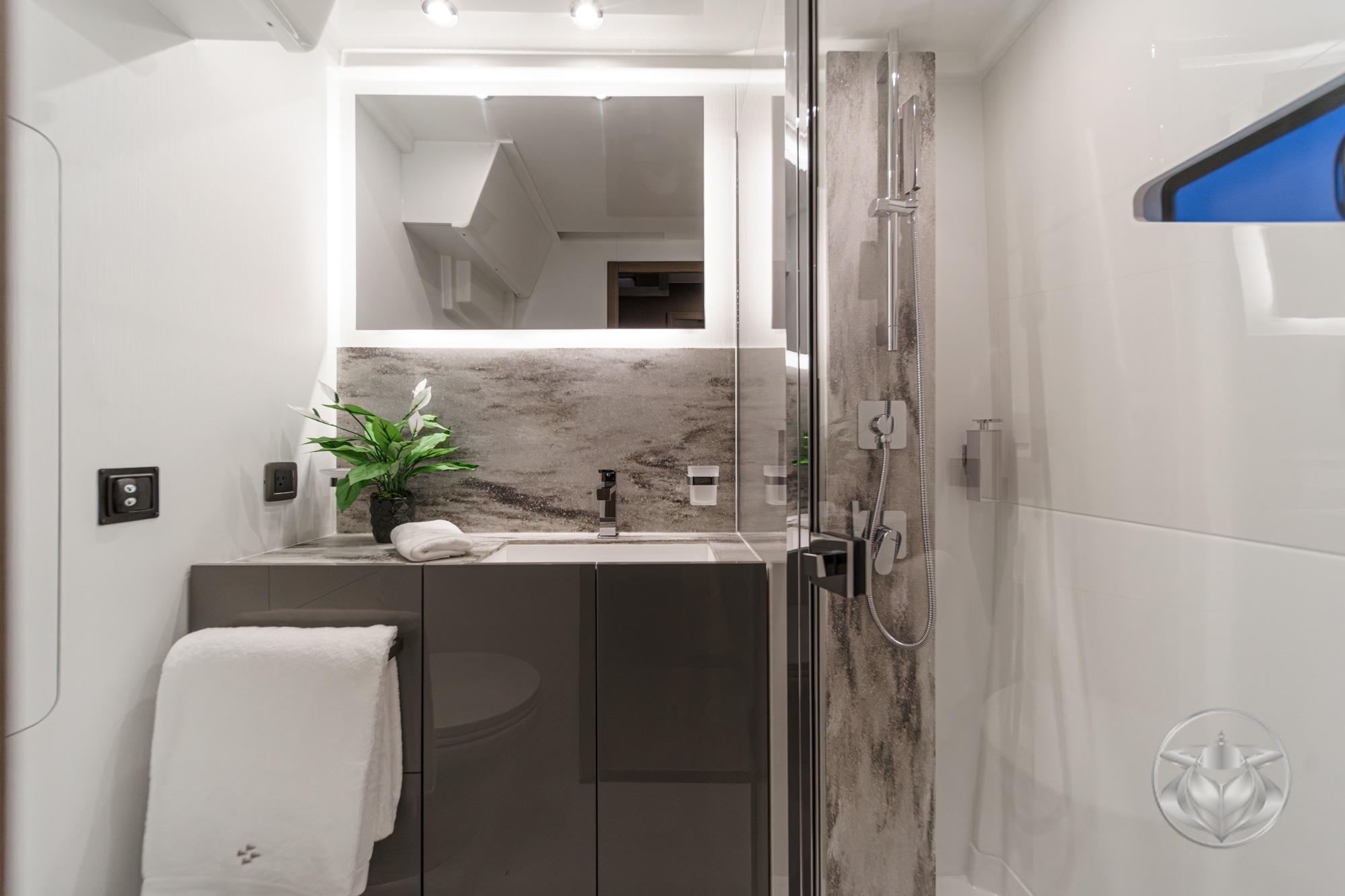 2026 Prestige M48 #PR056G inventory image at Sun Country Yachts, San Diego Marriott Marquis