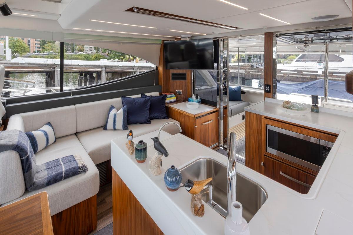 2023 Riviera 505 SUV #TBRB50042LLC inventory image at Sun Country Yachts, South Lake Union (Seattle)