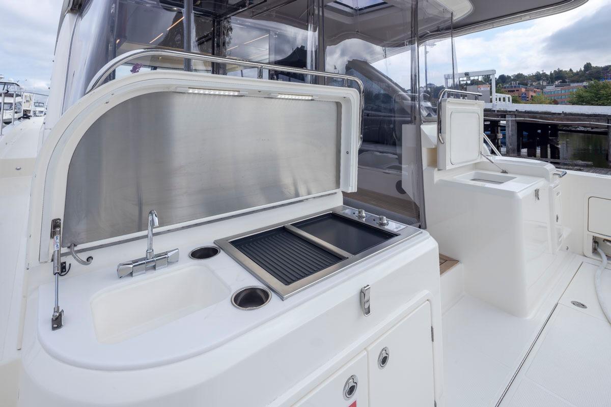 2023 Riviera 505 SUV #TBRB50042LLC inventory image at Sun Country Yachts, South Lake Union (Seattle)