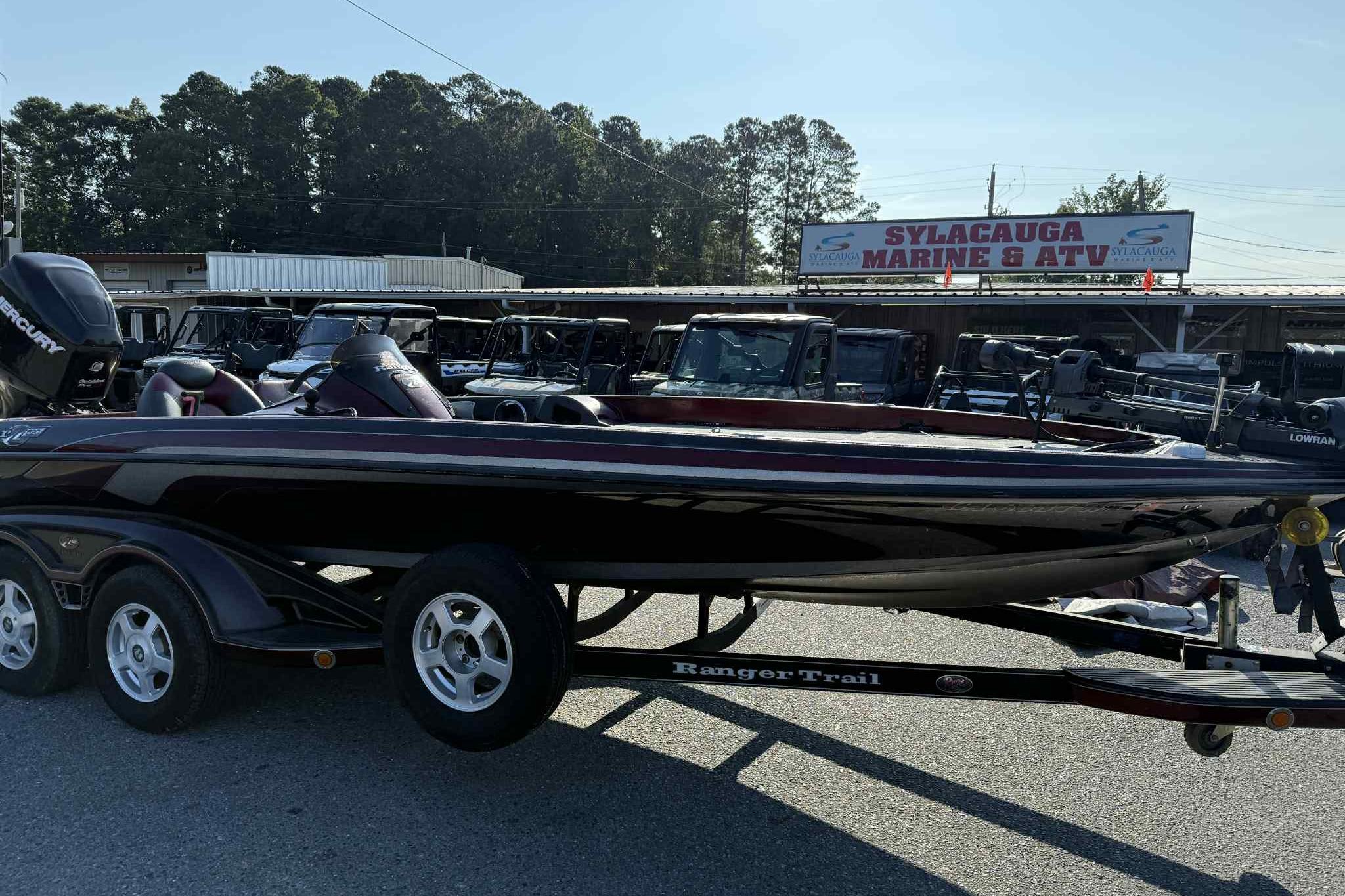 2008 Ranger Z520 Comanche boat on trailer at Sylacauga Marine & ATV dealership.