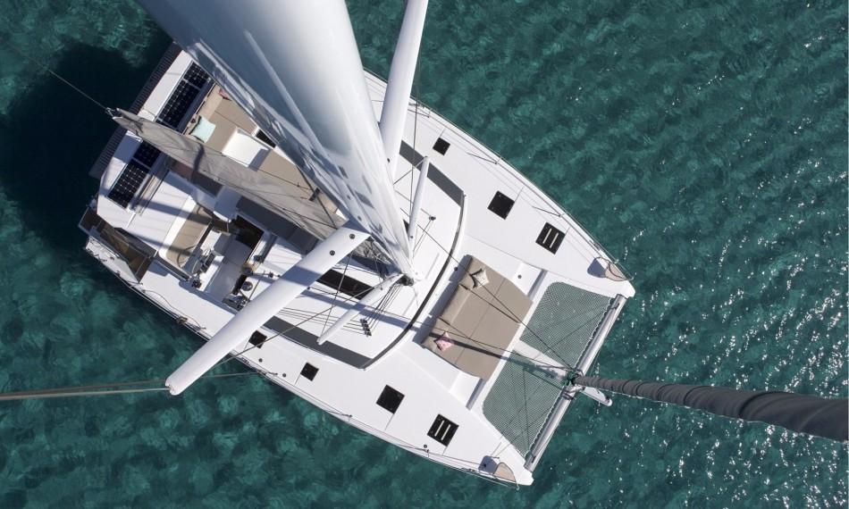 Manufacturer Provided Image: Fountaine Pajot Saona 47 Aerial View
