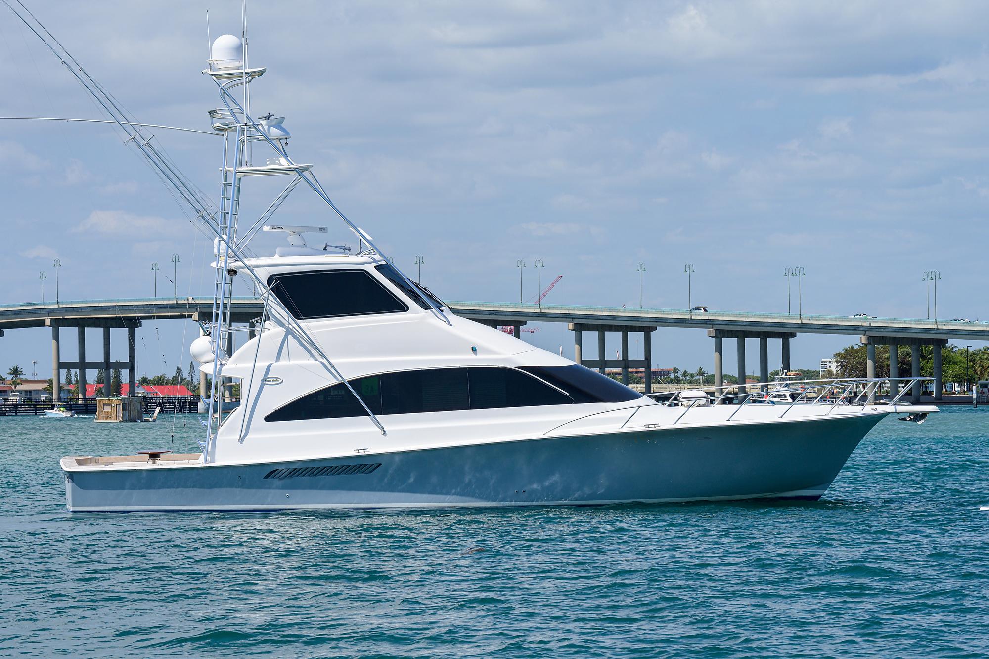 Ocean 57 REEL GRATEFUL - Starboard Profile On The Water