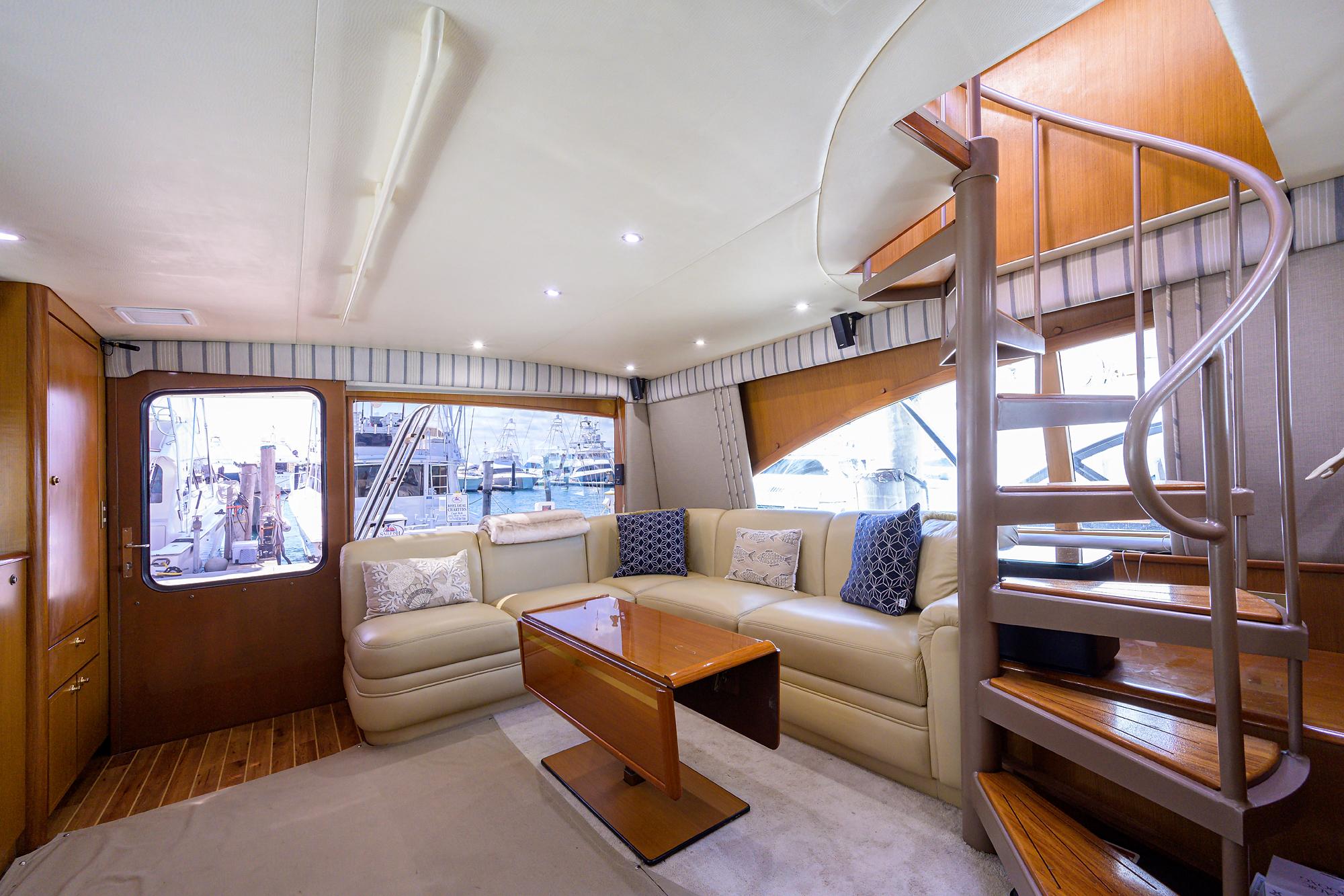 2006 Ocean 57 enclosed bridge