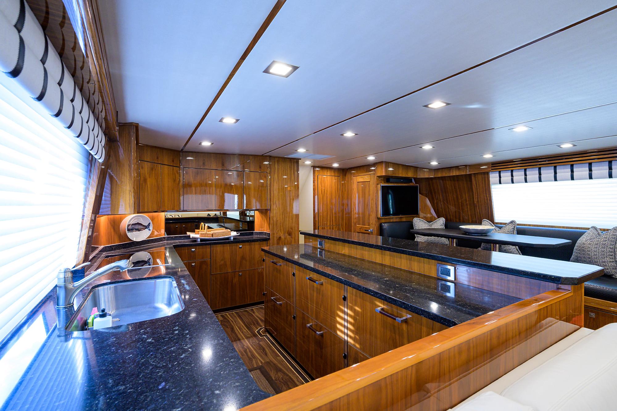 2017 Viking 80  - Galley & Dinette