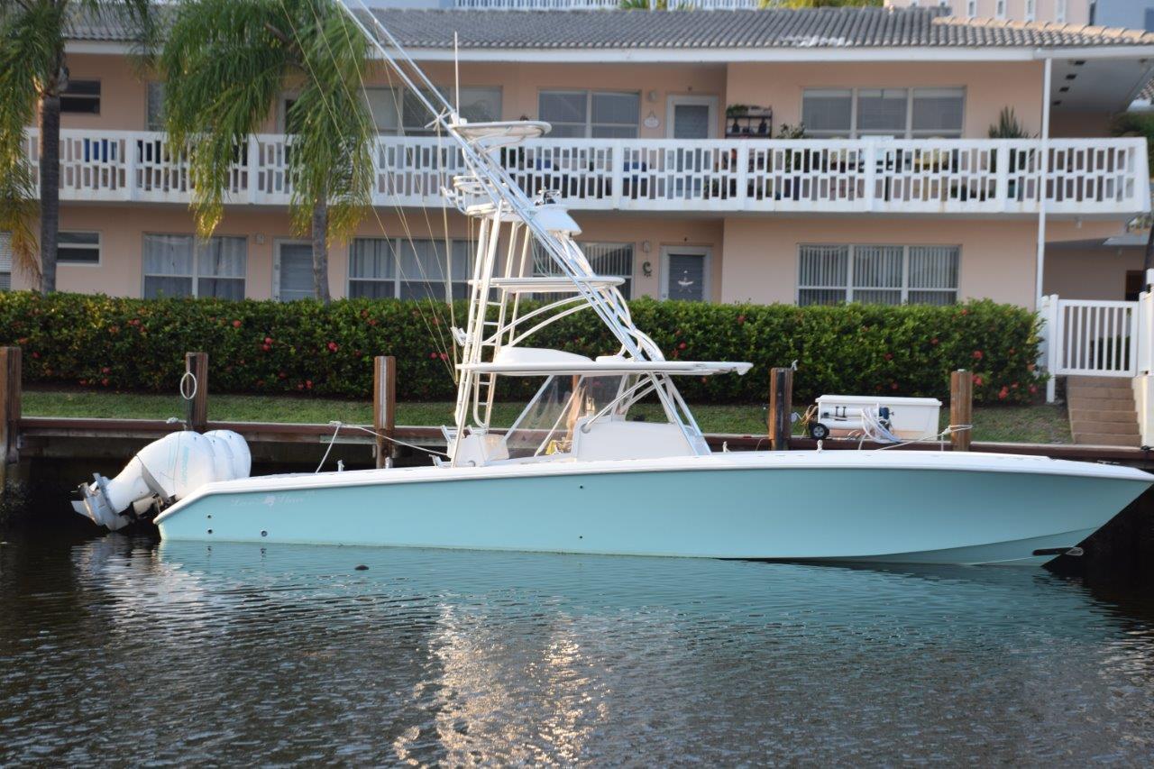 Starboard side at dock