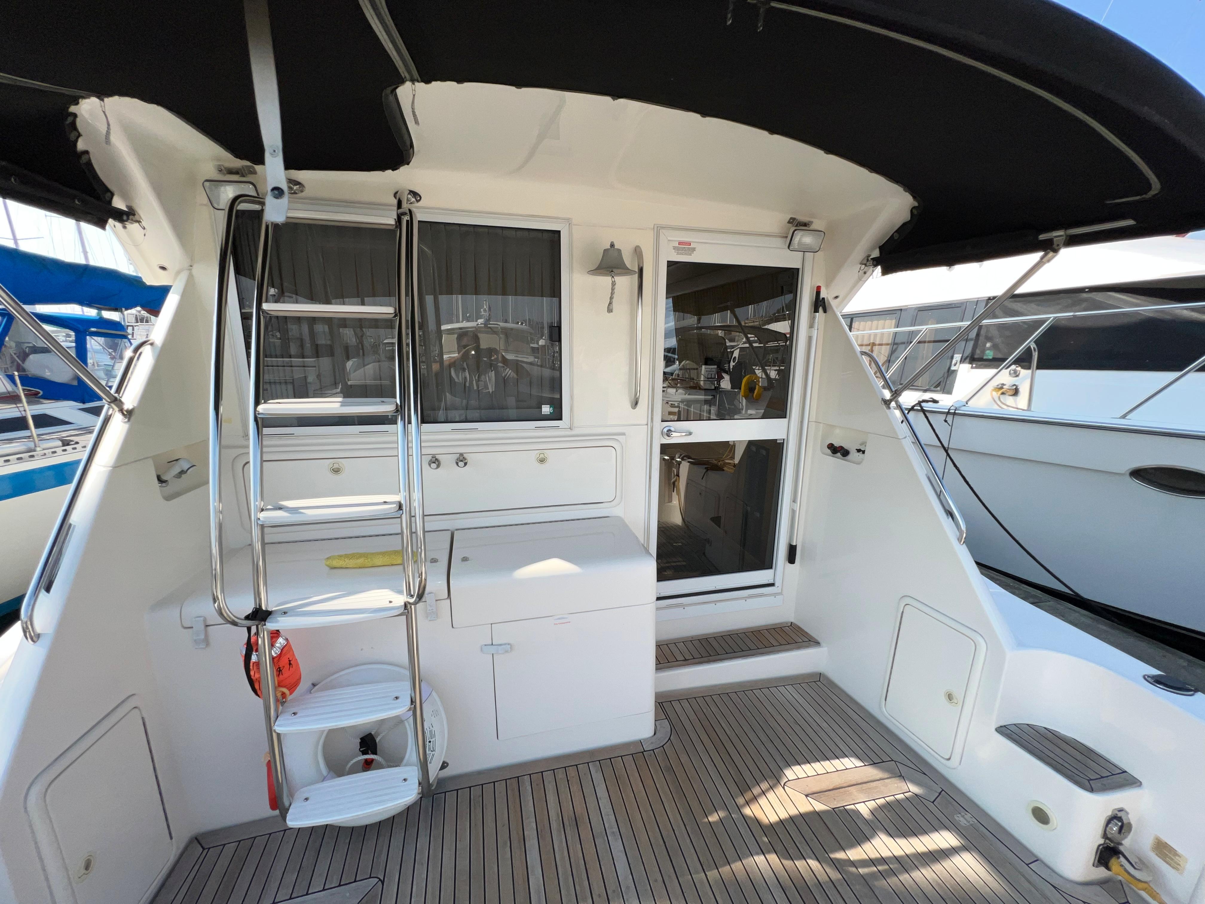 2001 Riviera Twin Cabin Convertible #TBTW366101 inventory image at Sun Country Yachts, South Lake Union (Seattle)