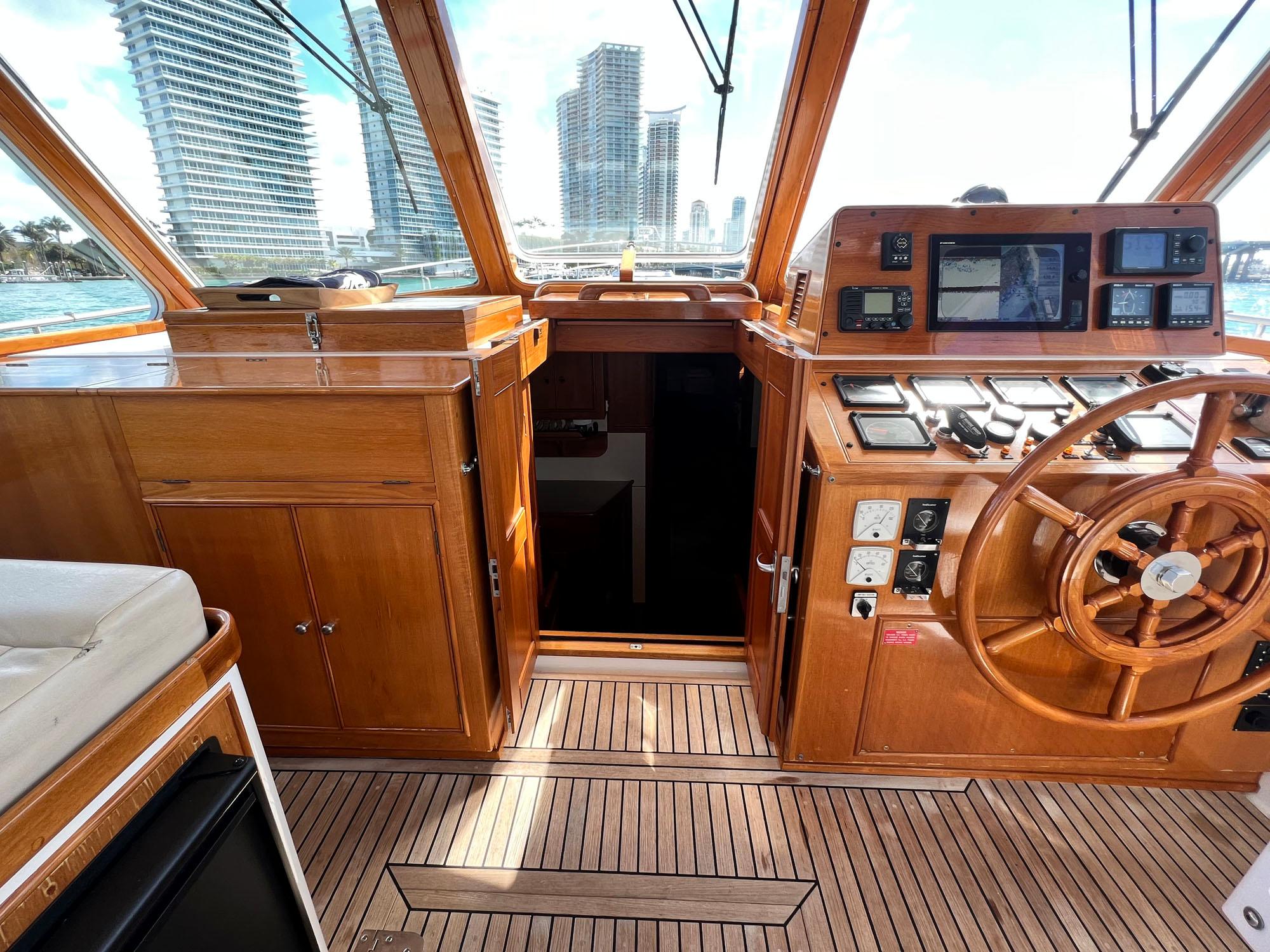 Cabin Entry and Helm