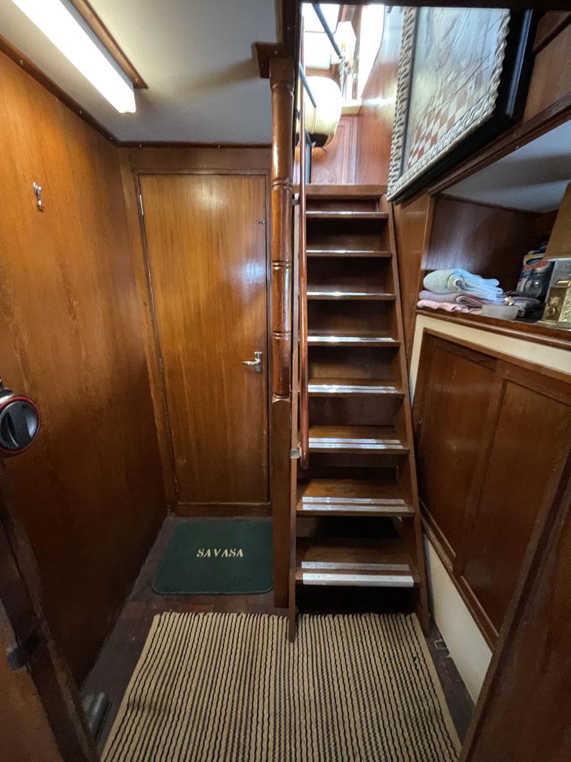 Stairs to aft Master and engine room