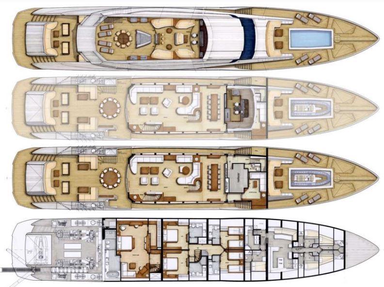 db9 yacht layout