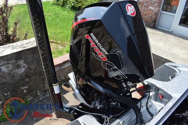 2023 Caymas CX20 Pro with Mercury Pro XS engine, outdoor setting.
