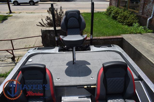 2023 Caymas CX20 Pro boat interior with seating and deck, displayed at Layer's Marine.
