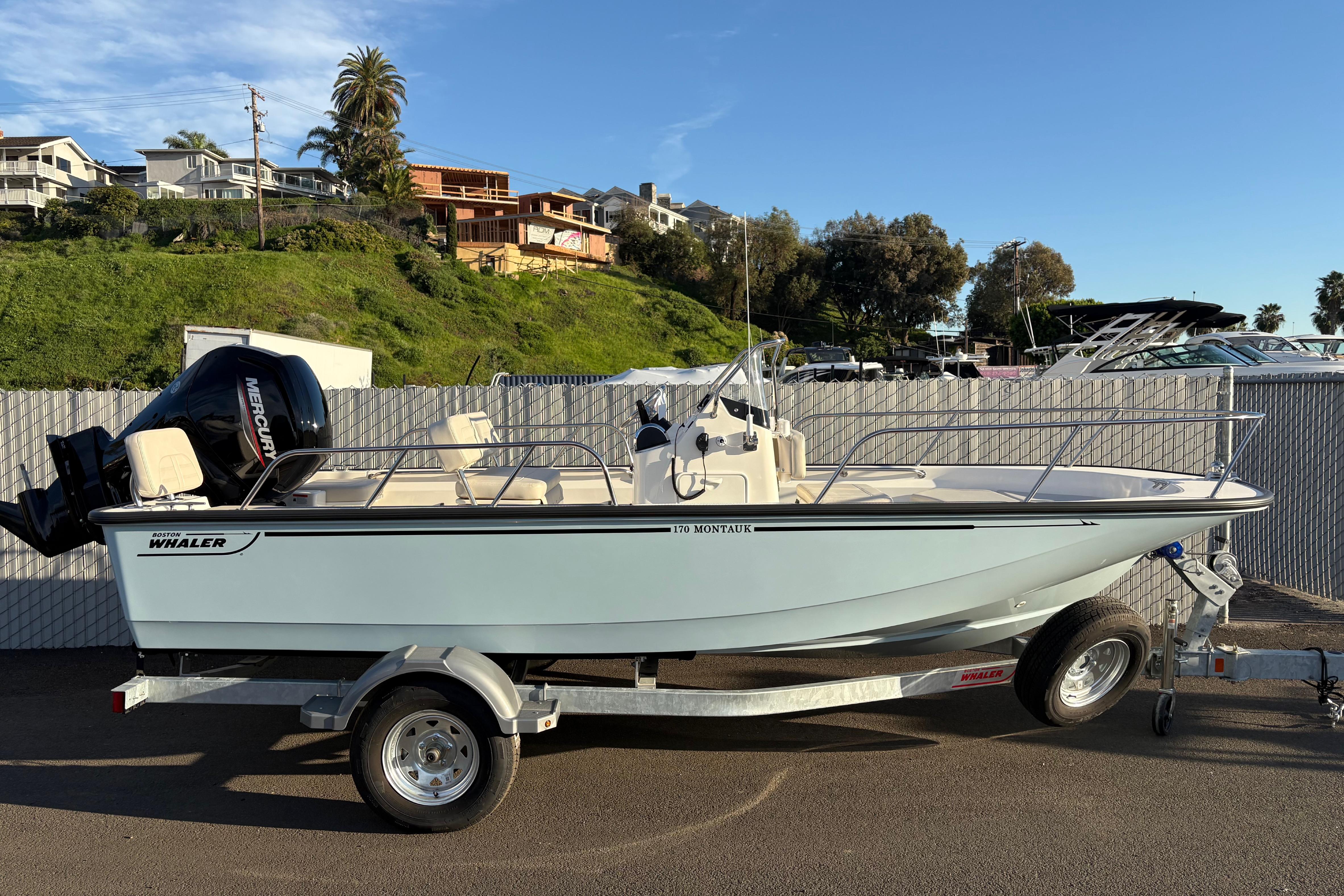 2026 Boston Whaler 170 Montauk #BW0541K inventory image at Sun Country Marine Group, Newport Beach