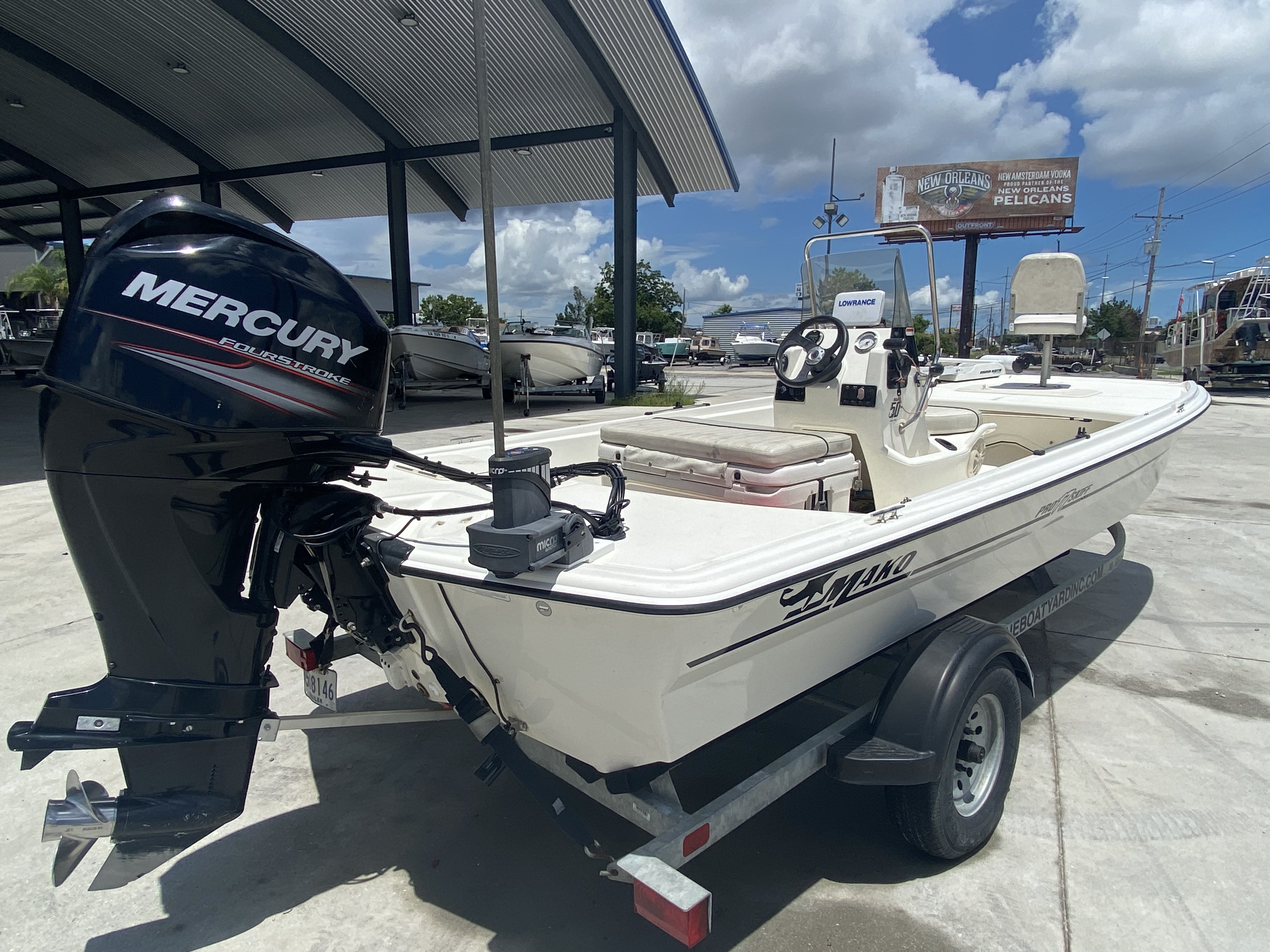 2017 Mako boat for sale, model of the boat is Pro Skiff 17 & Image # 2 of 11