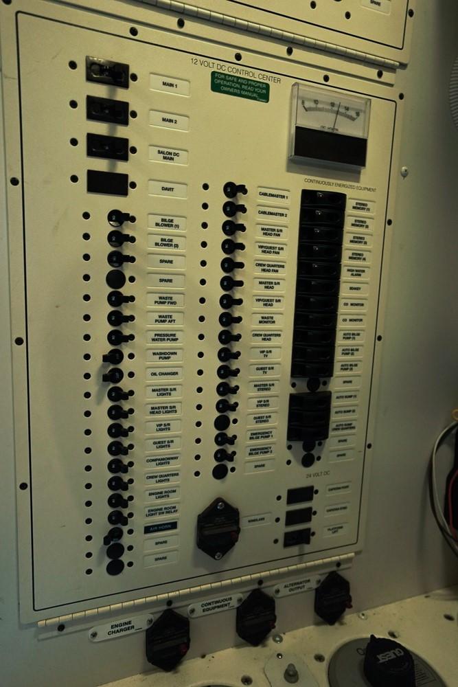 12 Volt DC Panel - Engine Room