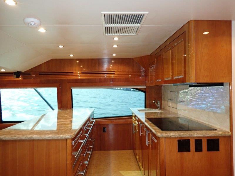 Hatteras 64 STIHL LEADER - Galley View From Dinette