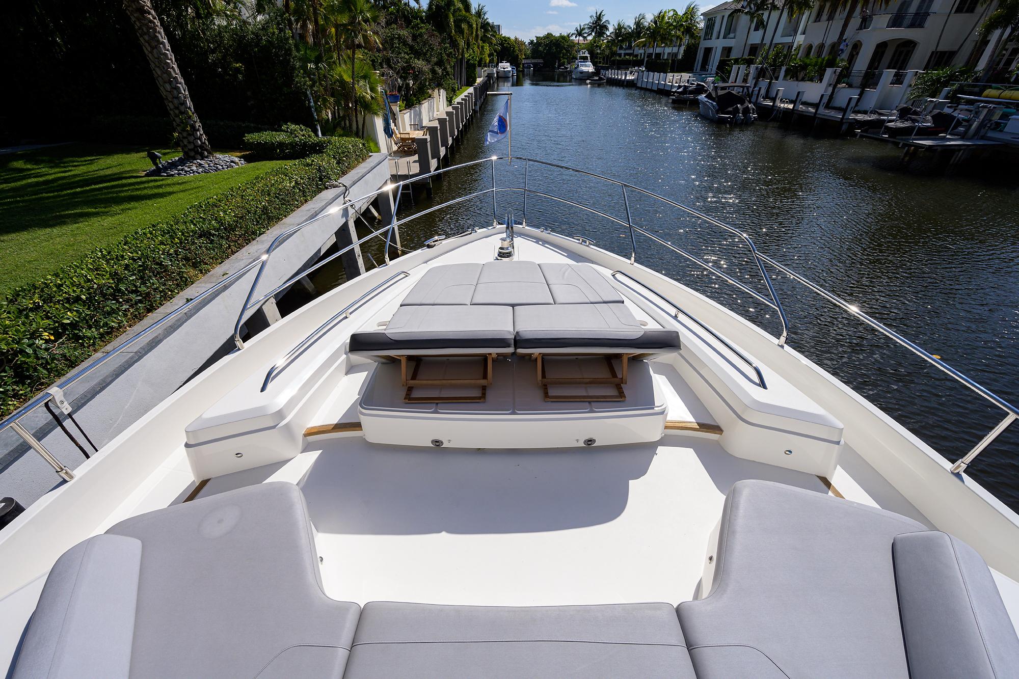 Princess 68 Khatch You Later - Bow Seating and Sunpad