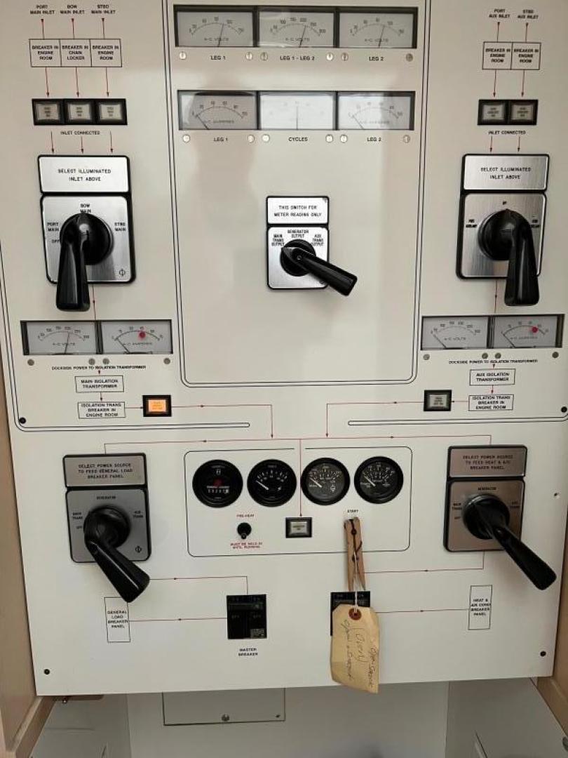 Nordlund 65 - Fia - Interior shot of Engine Room controls