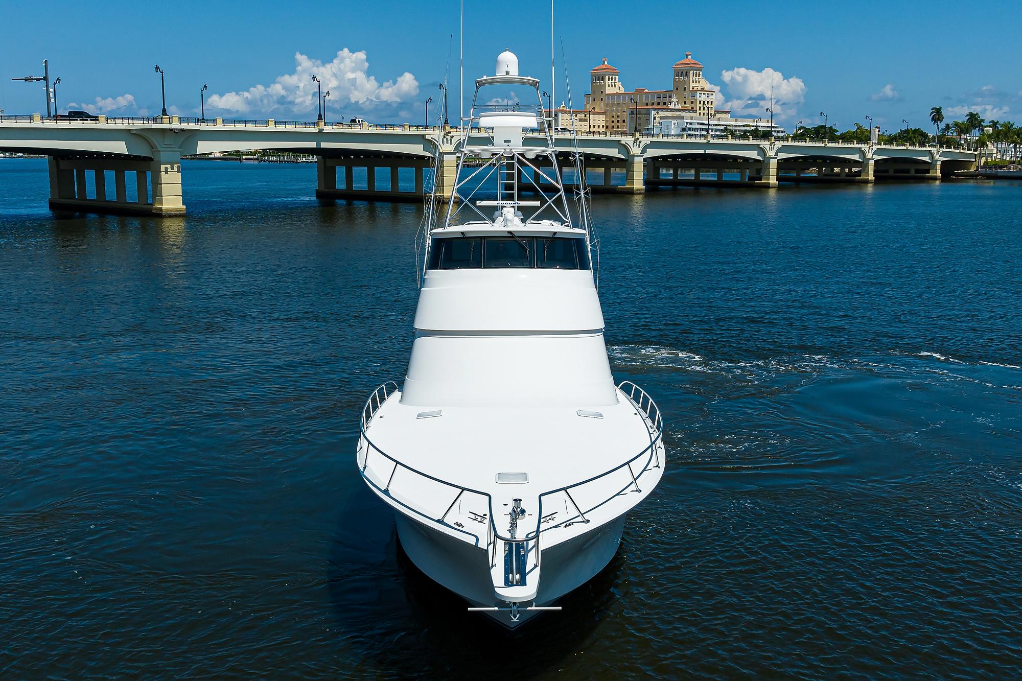 Viking 76 EGARIM  - Bow Aerial Profile