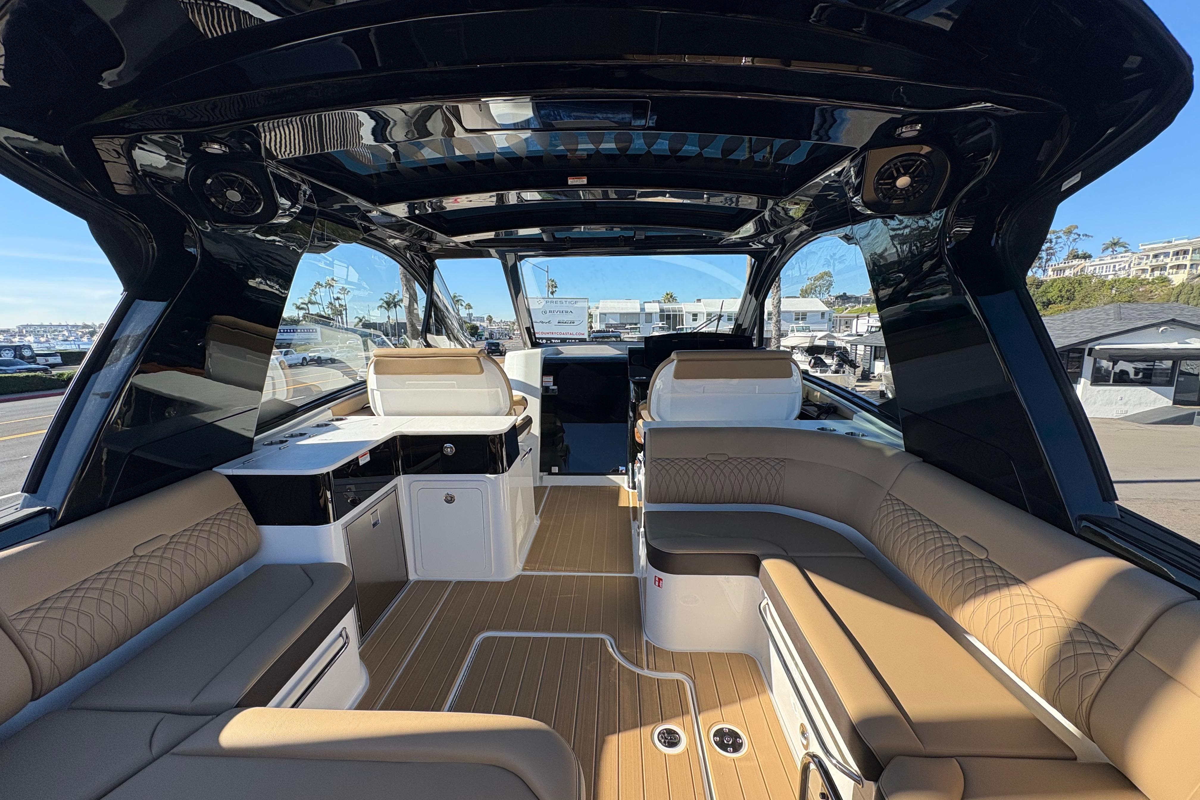 2026 Sea Ray Sundancer 370 Outboard #S1707H inventory image at Sun Country Marine Group, Newport Beach