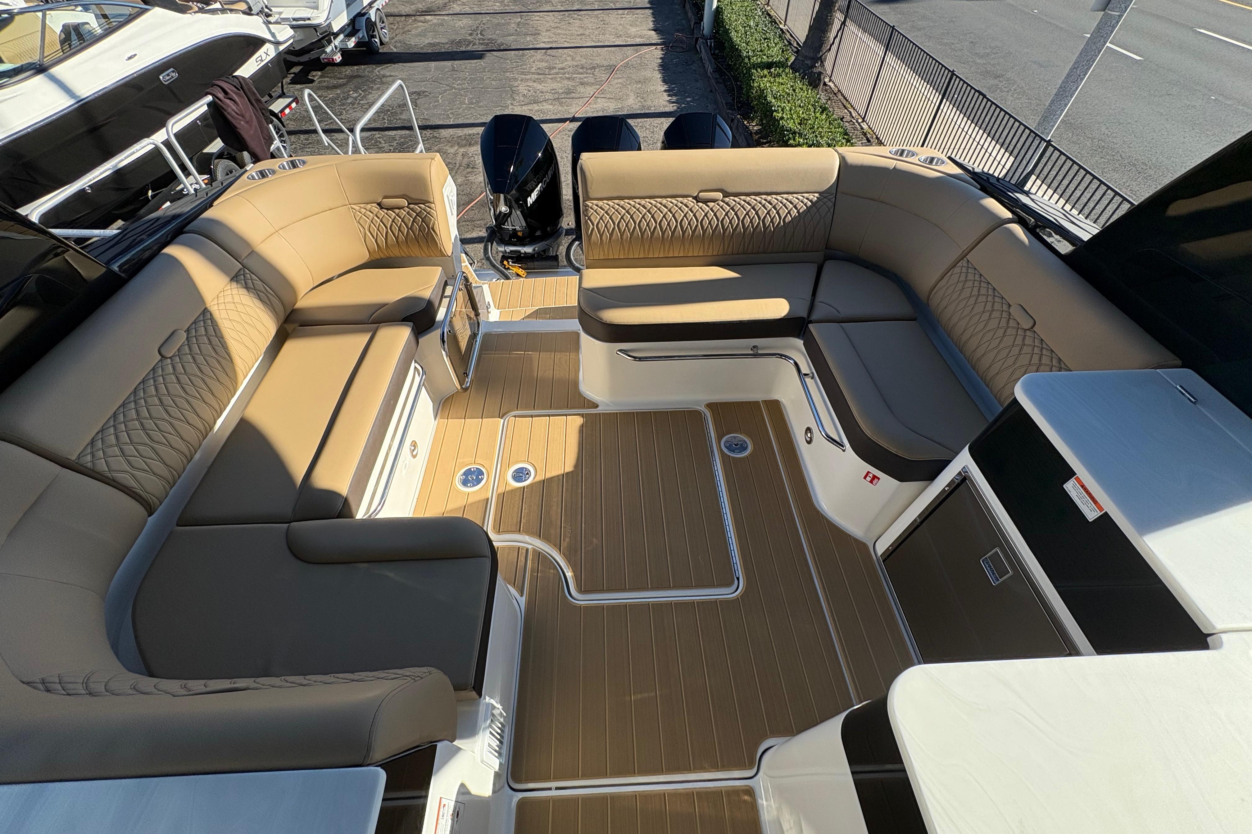 2026 Sea Ray Sundancer 370 Outboard #S1707H inventory image at Sun Country Marine Group, Newport Beach