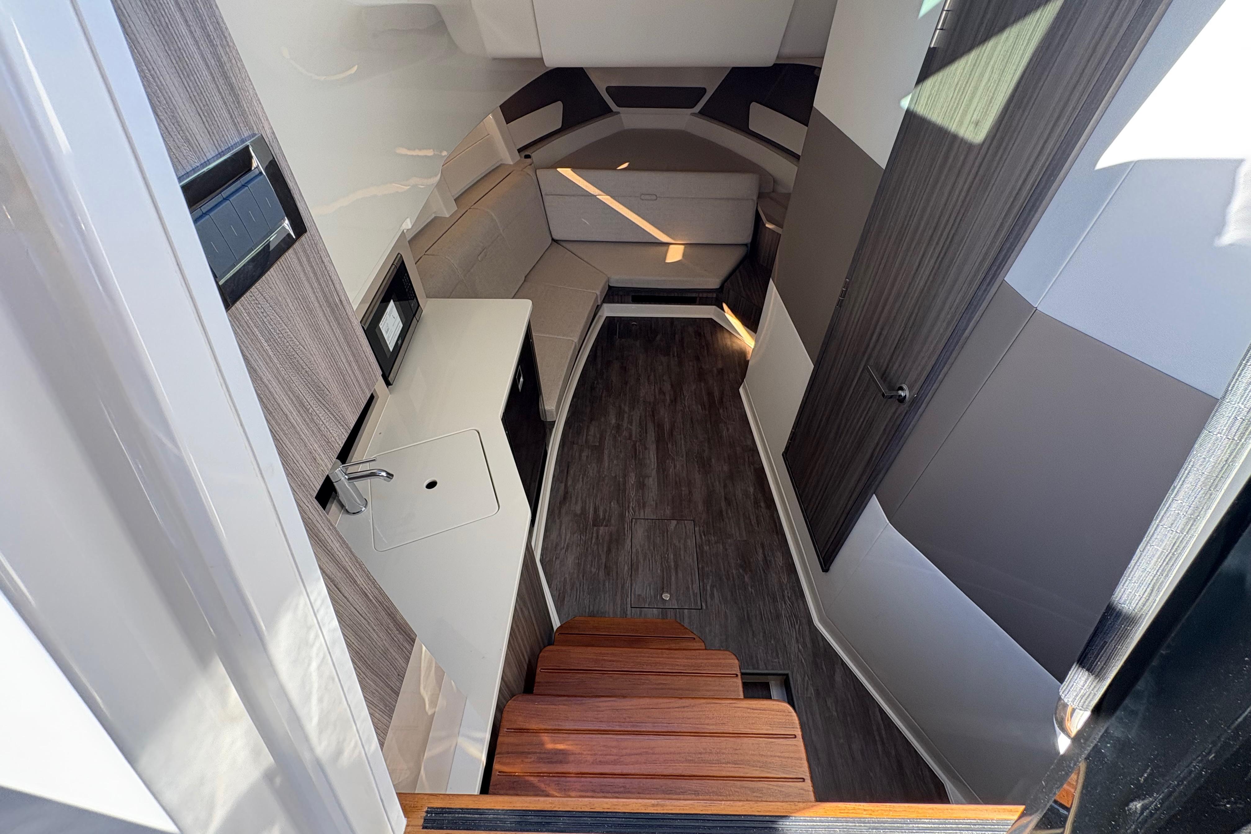 2026 Sea Ray Sundancer 370 Outboard #S1707H inventory image at Sun Country Marine Group, Newport Beach