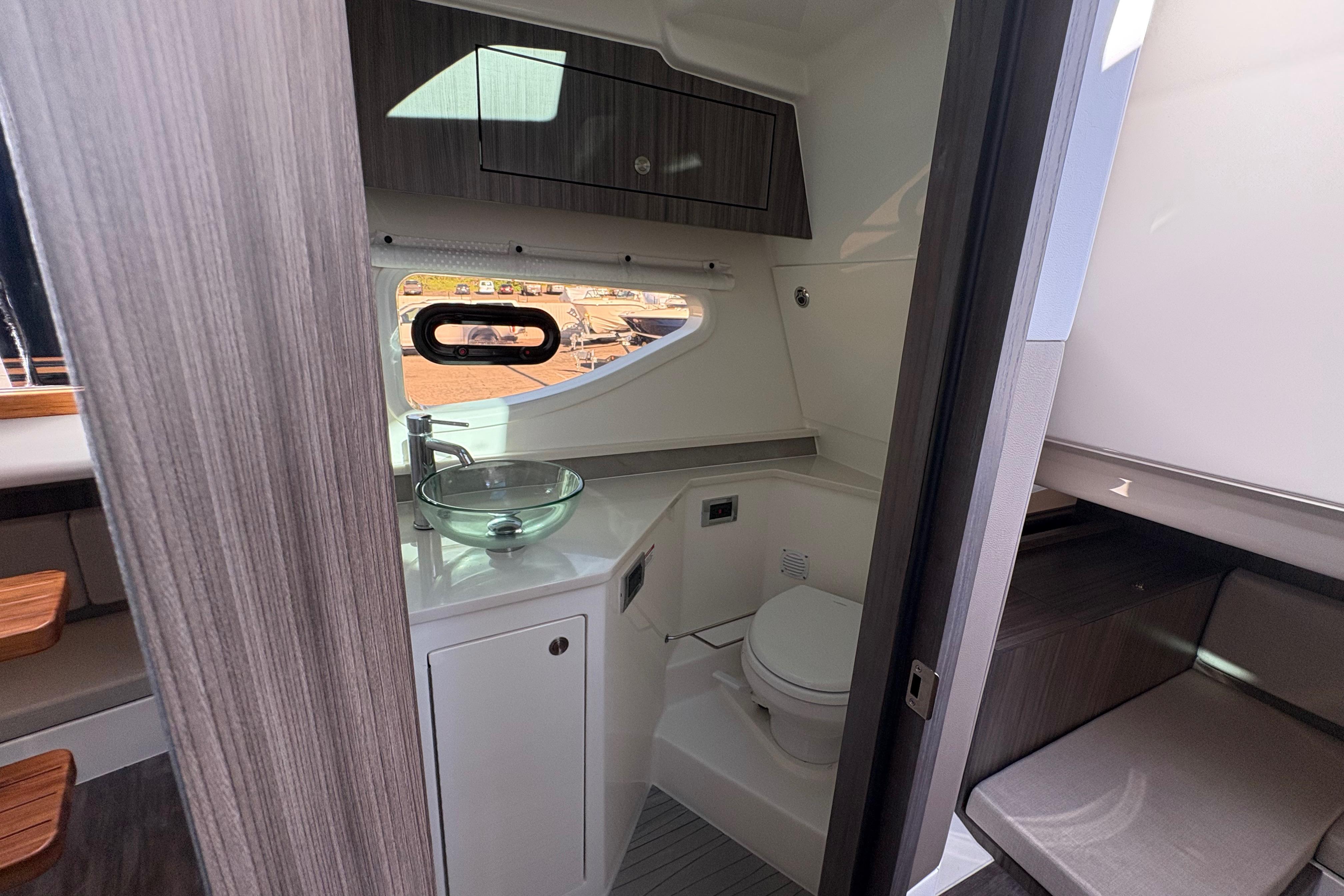 2026 Sea Ray Sundancer 370 Outboard #S1707H inventory image at Sun Country Marine Group, Newport Beach