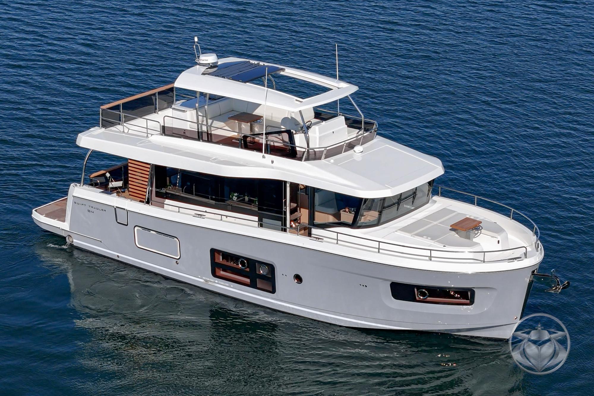 2026 Beneteau Swift Trawler 54 #BT015I inventory image at Sun Country Yachts, San Diego Marriott Marquis
