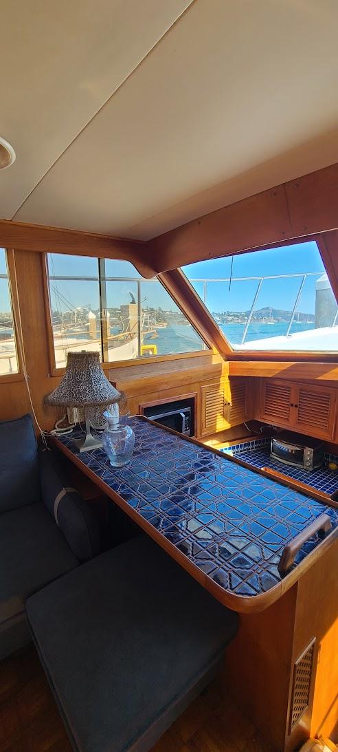 forward looking down on galley