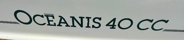 Beneteau Oceanis 40 CC sailboat logo, 1996 model.