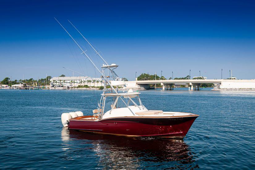 2009 34 Jarrett Bay Walkaround-STBD Profile