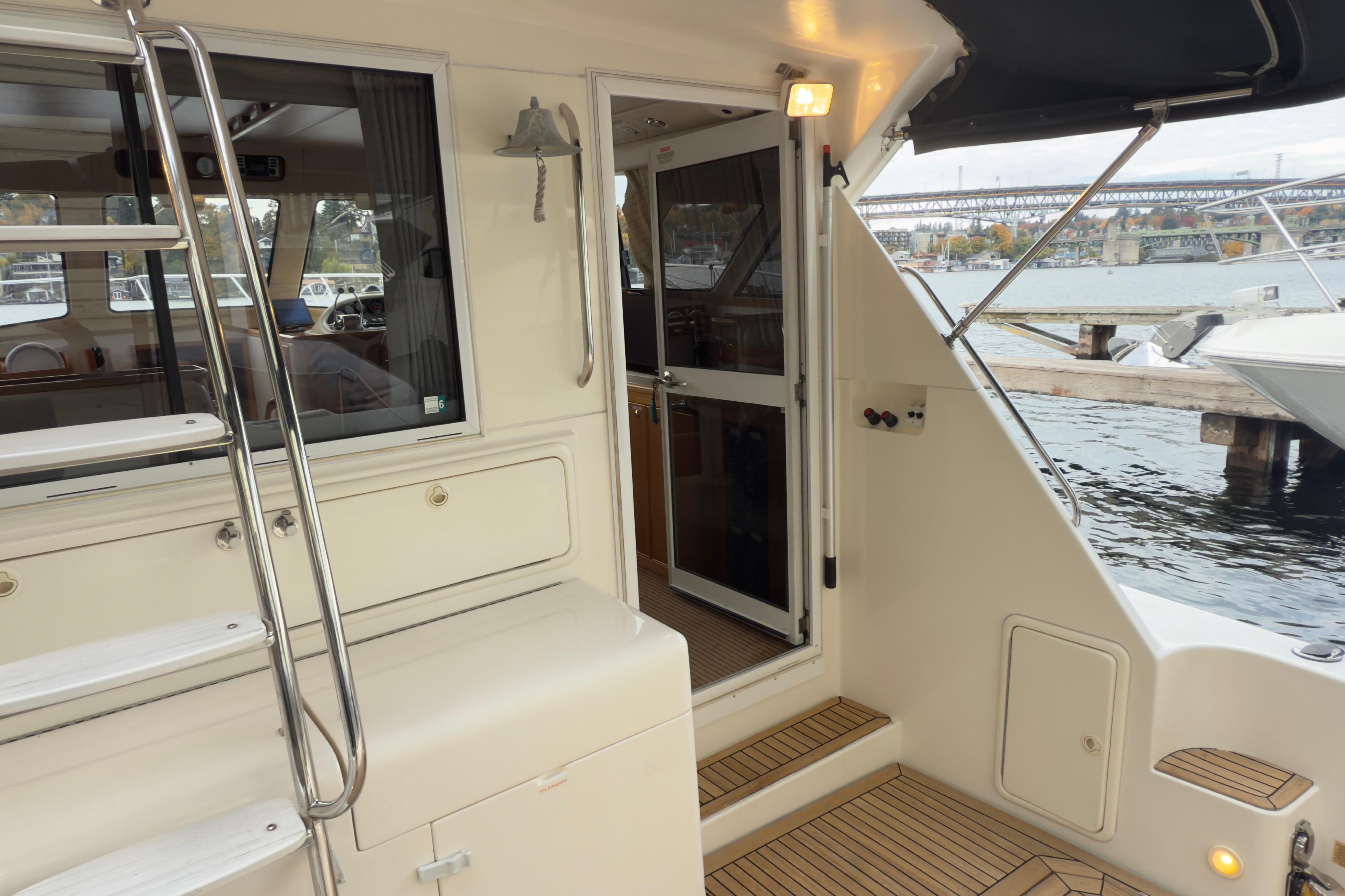 2001 Riviera Twin Cabin Convertible #TBTW366101 inventory image at Sun Country Yachts, South Lake Union (Seattle)