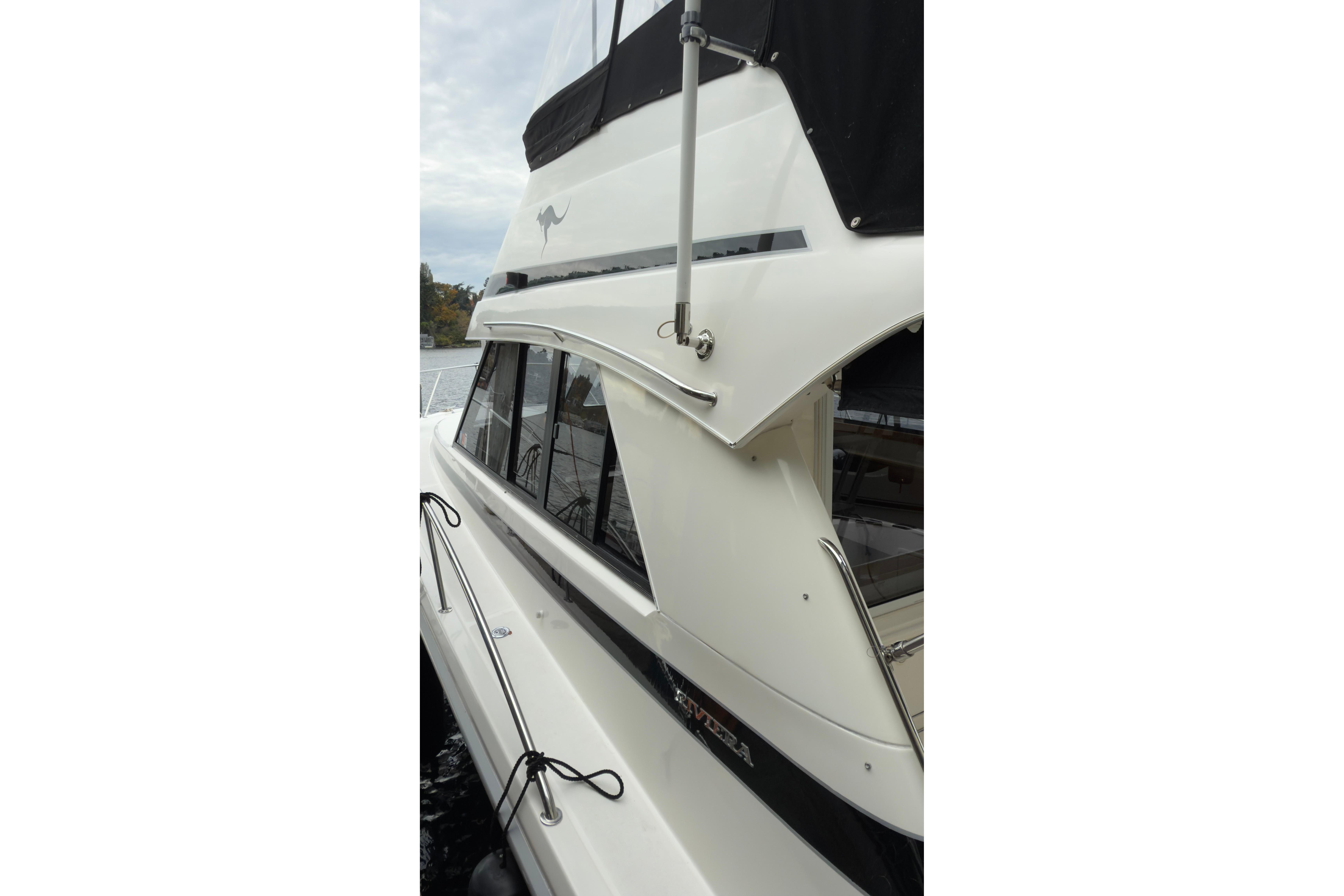 2001 Riviera Twin Cabin Convertible #TBTW366101 inventory image at Sun Country Yachts, South Lake Union (Seattle)