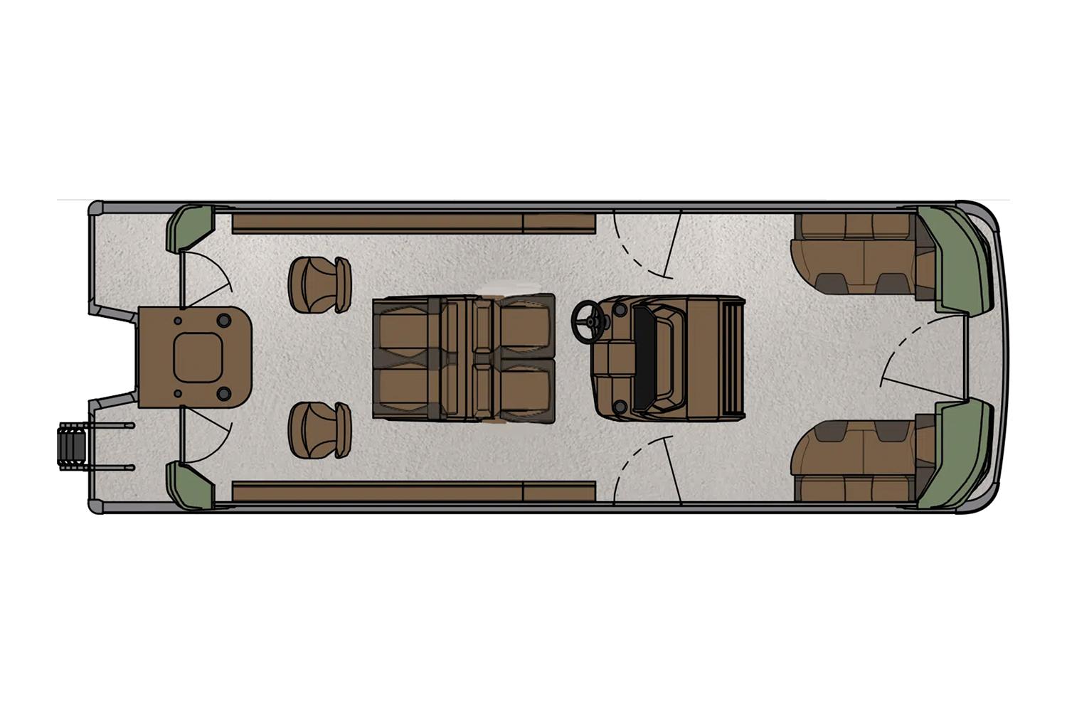 2025 Tahoe Pontoon Geofish CRF Onekama Marine Inc.