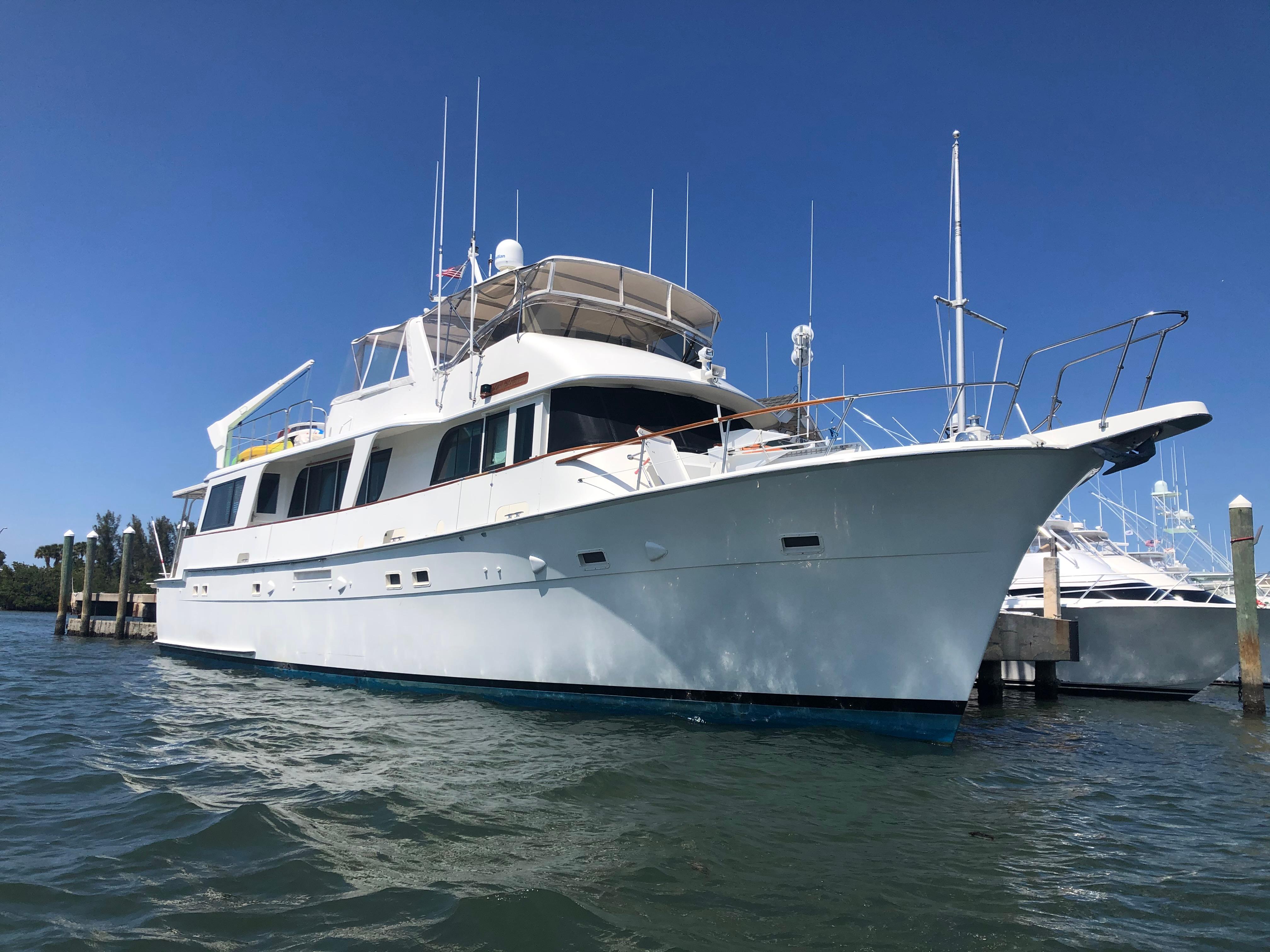 2- Changing Course 1985 Hatteras 70 LRC
